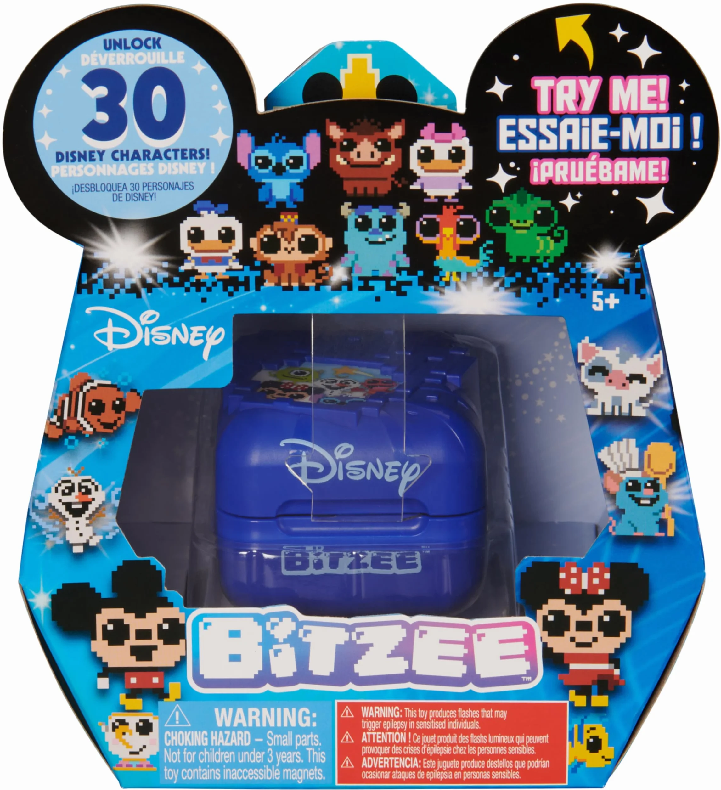 Bitzee Disney - Animal Interactif Digital 3D avec 30 Compagnons Électroniques - Sons Réactions et Jeux pour Enfant 5+