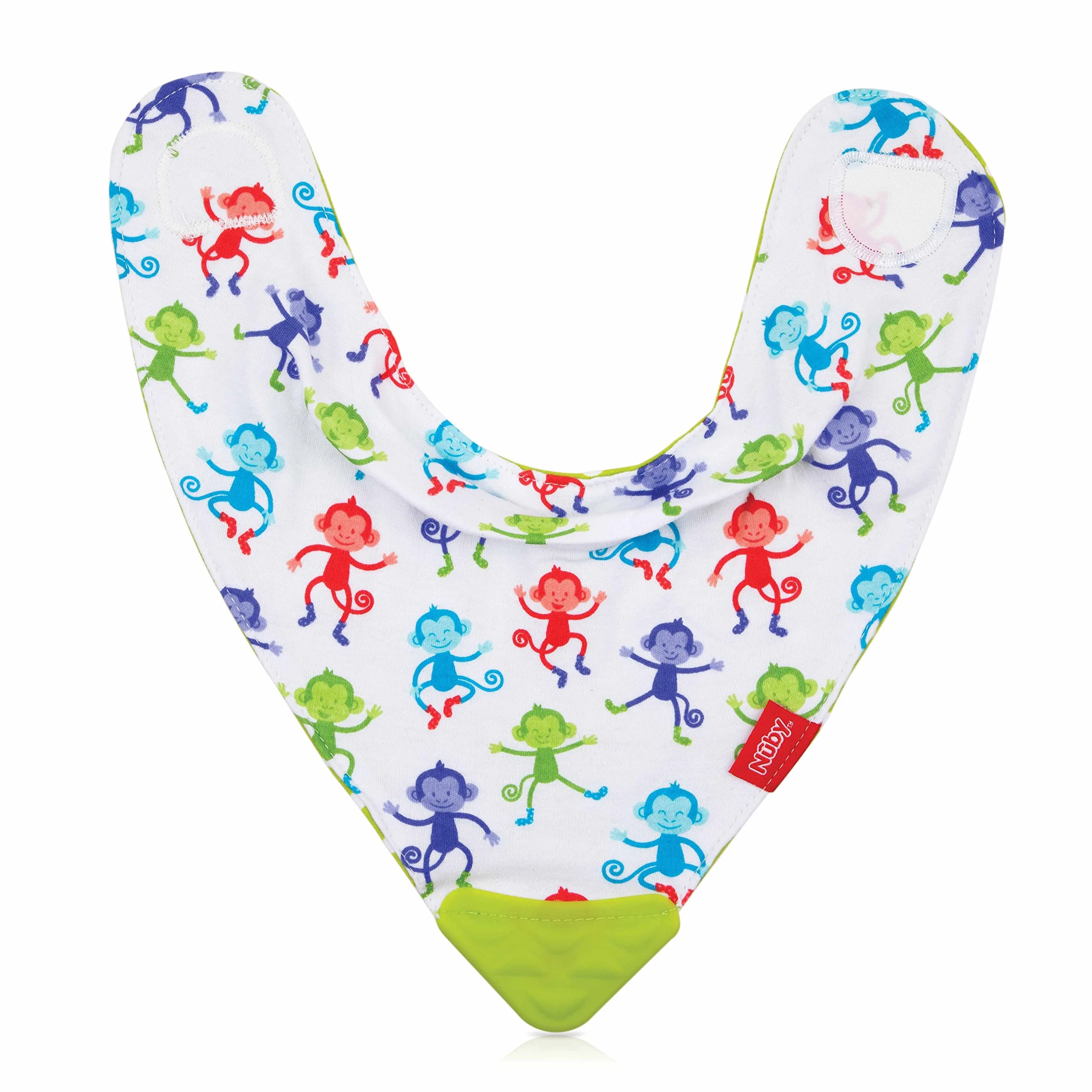 Nuby Bandana Bavoir avec massaggiagengive Couleurs aléatoires