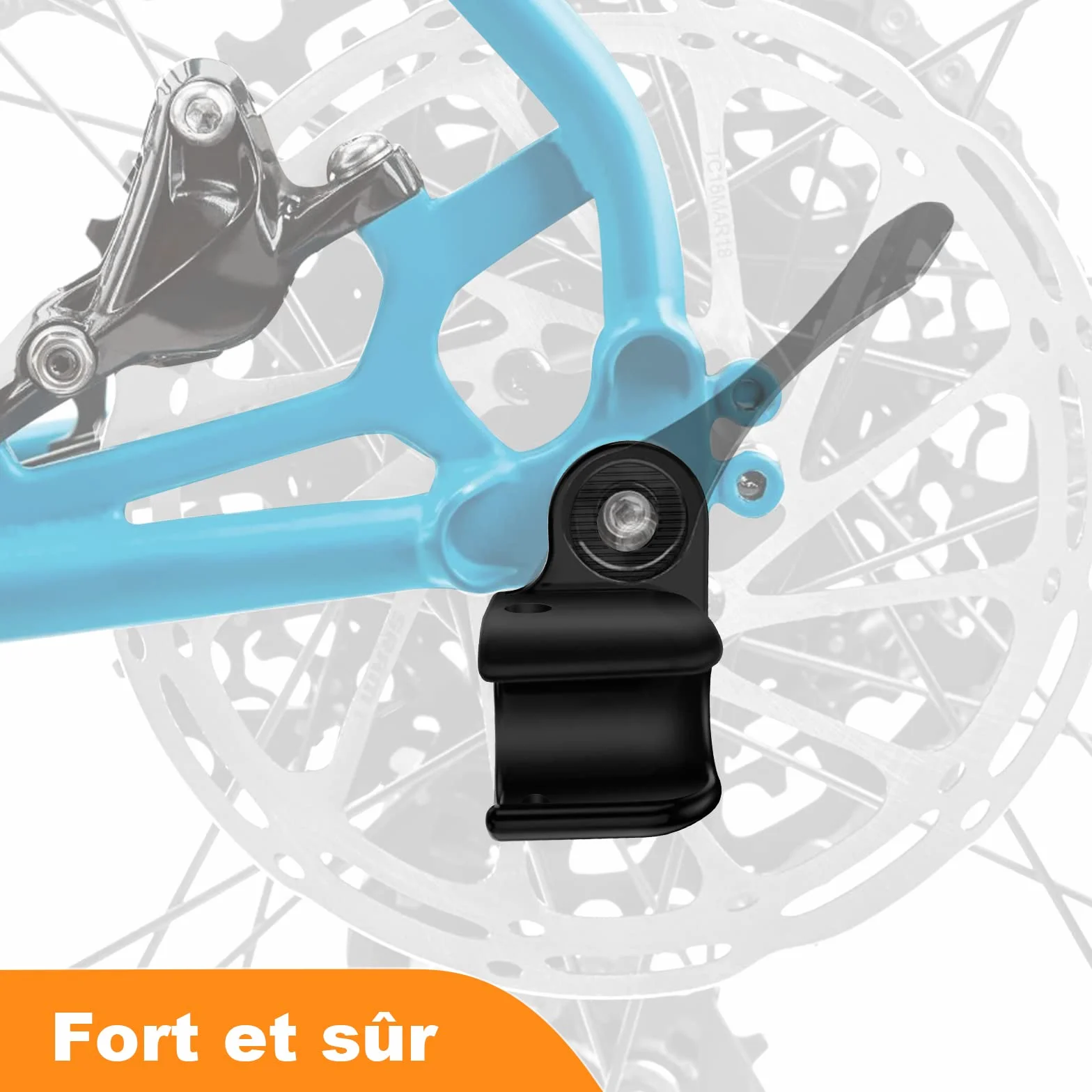Embrayage de remorque Thule Attelage d'essieu vélo Noir