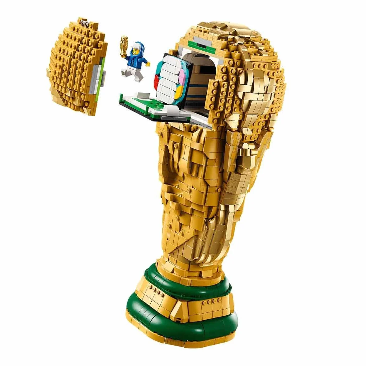 LEGO Editions Trophée Officiel de la Coupe du Monde de la FIFA 43020 Jouet 3D Maquette DIY Minifigurine Collector