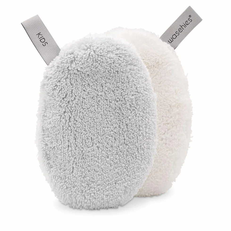 Waschpads für Babys 2er-Set Pastel blue
