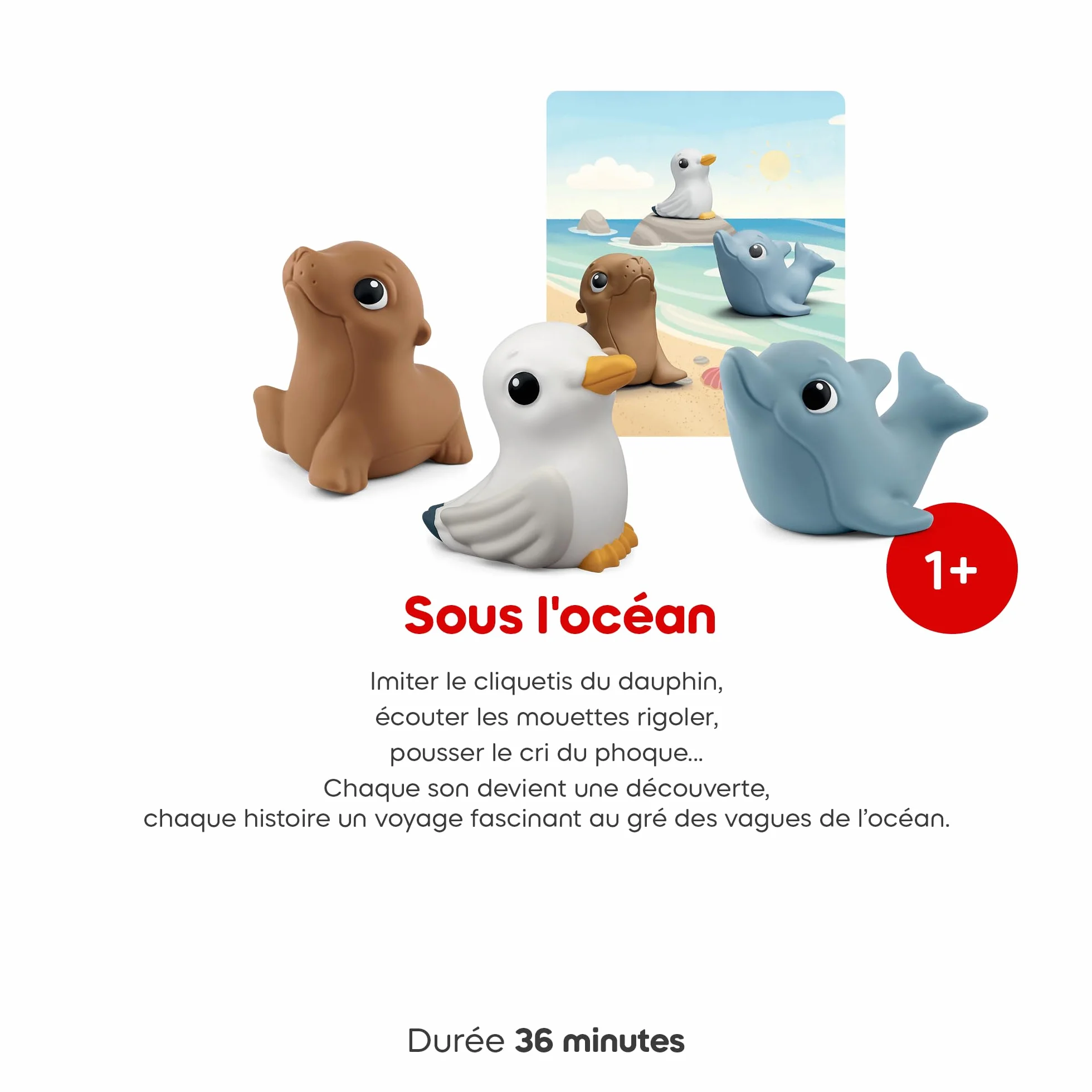 tonies Figurines Mes Premiers sous l'océan Personnages Audio pour conteuse Toniebox 2, 1 an et Plus
