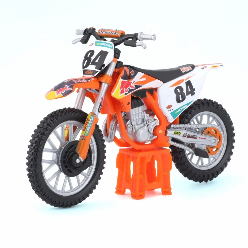 Bburago 51072 KTM 450 Rallye 1/18 Modèle Moulé sous Pression Factory Racing Team