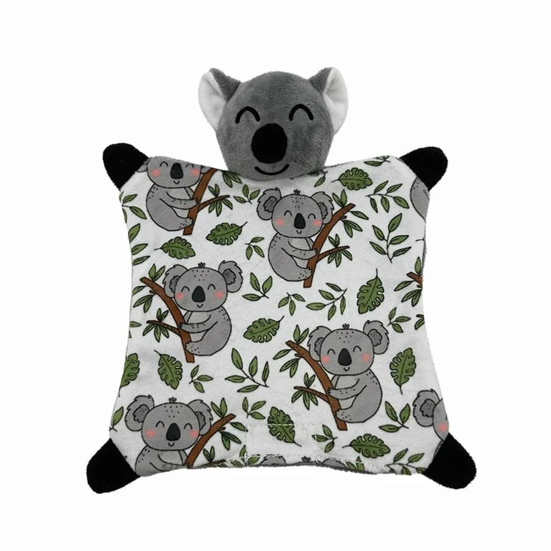 Bouillotte Bébé Koala Pelucho - Micro-Ondable - Grains de Blé et Fleurs de Lavande - Fabriquée en France