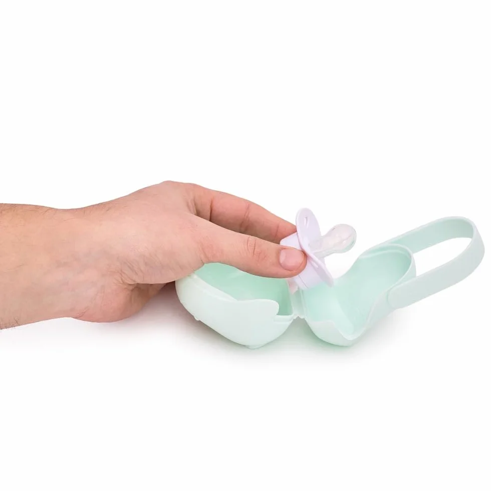 Miniland Étui Porte-Sucette Bébé Boîte Porte-Tétine Hygiénique Lavable Facile à Transporter Dreamland