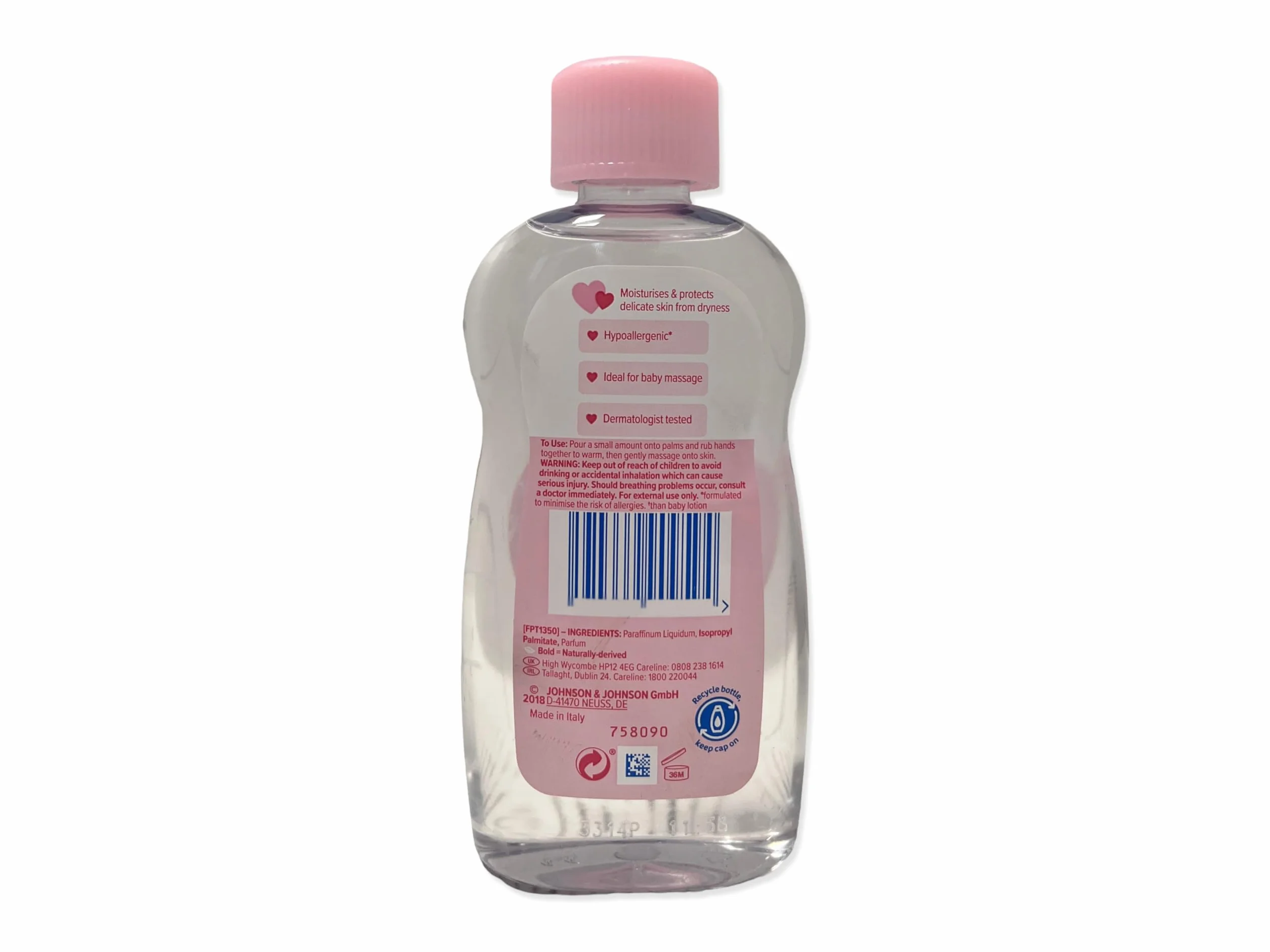 Johnson's Huile pour bébé 200 ml lot de 6