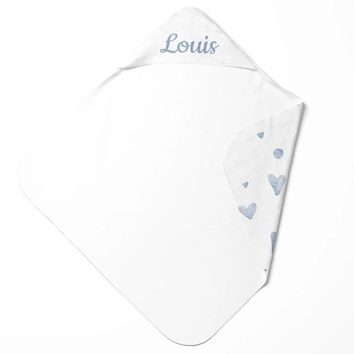 Serviette de Bain à Capuche Personnalisée Bébé Lion | Cape de Bain Personnalisable