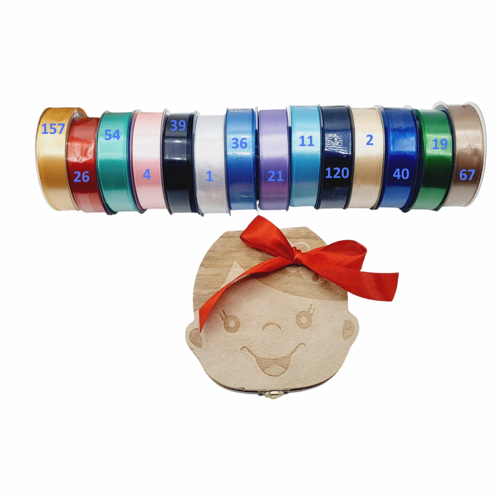 Boîte à Dents de Lait Personnalisée en Bois Coffret Souvenir Bébé Gravure Prénom
