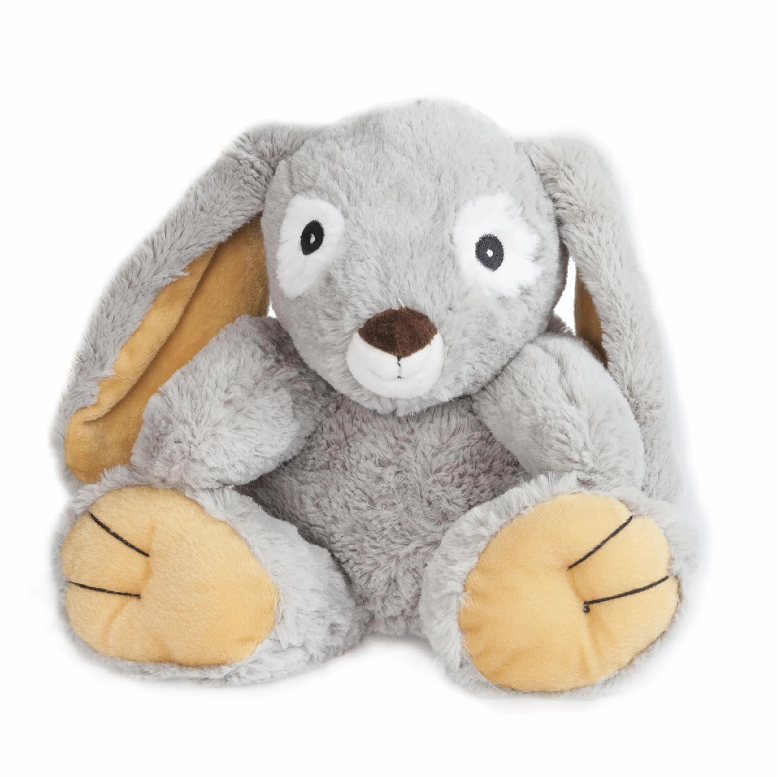 Bouillotte Peluche Lapin Micro-Ondable Grains de Blé Fleurs de Lavande Fabriquée en France