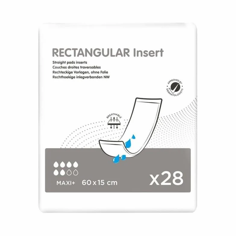 Rectangular Insert Traversable Maxi+ 15 x 60 cm - 8 Paquets de 28 Protections