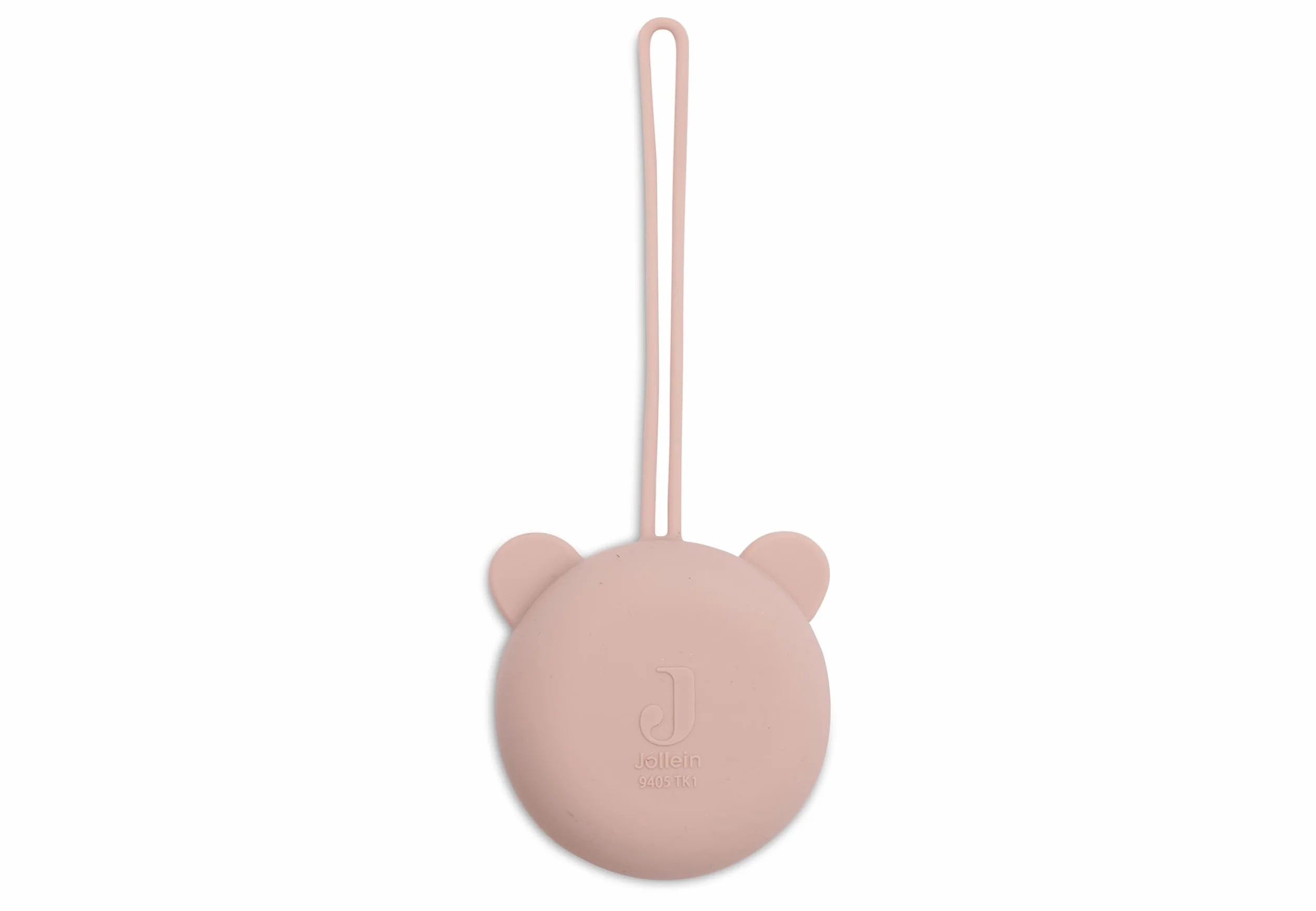 Jollein Boîte à tétine silicone Rose sauvage 7 cm rangement vieux rose