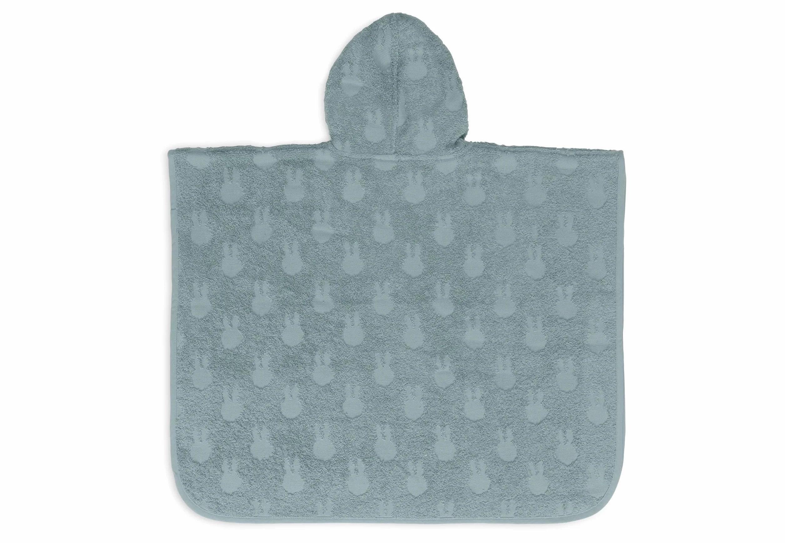 Jollein Poncho de bain enfant 1-4 ans Miffy Jacquard Vert mer 100% coton Oeko-Tex capuche
