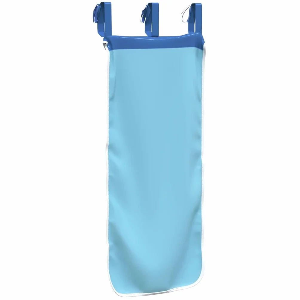 Rideaux lit mezzanine bleu polyester