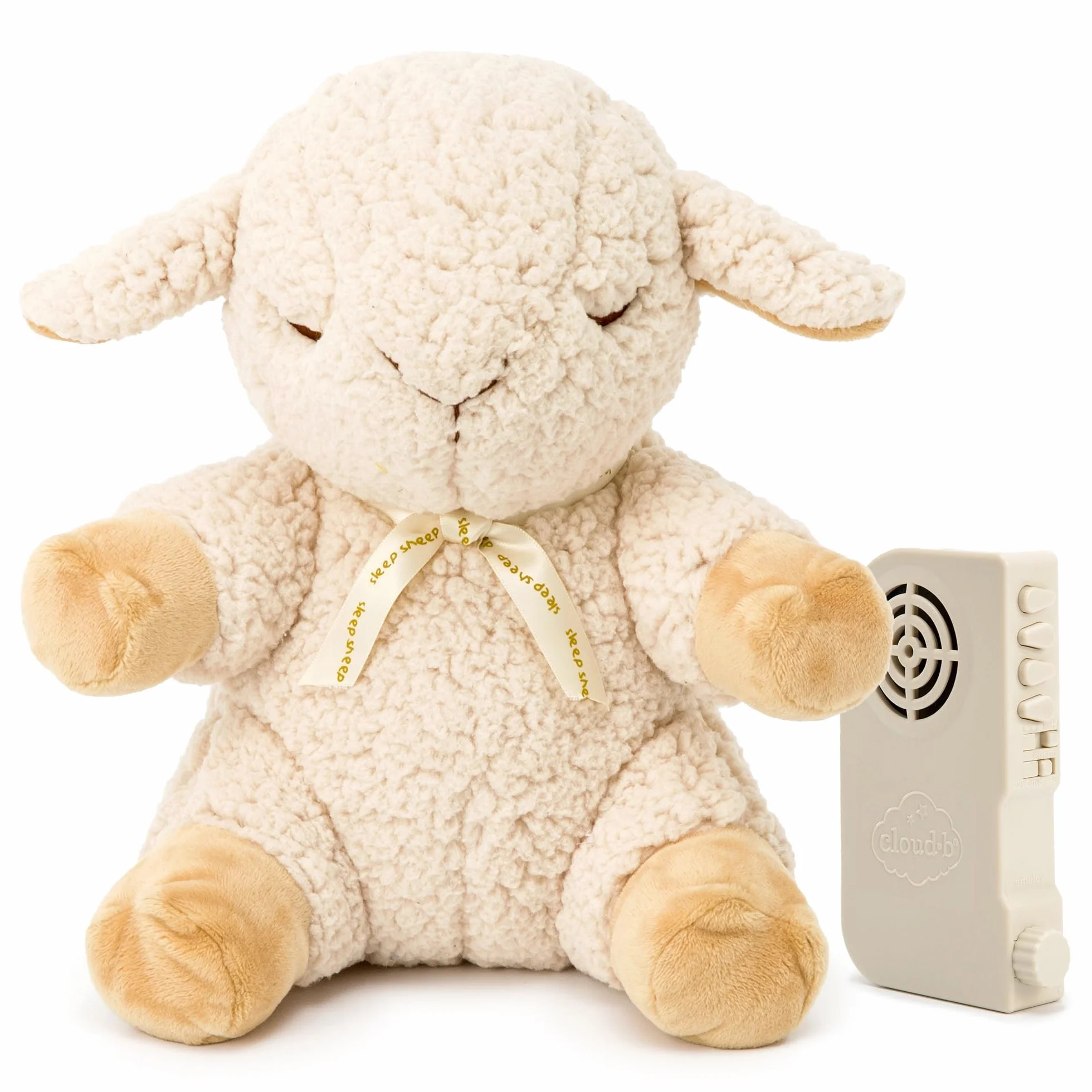 Cloud b Sleep Sheep Peluche Musicale 8 Sons Apaisants Minuteur Dès la Naissance