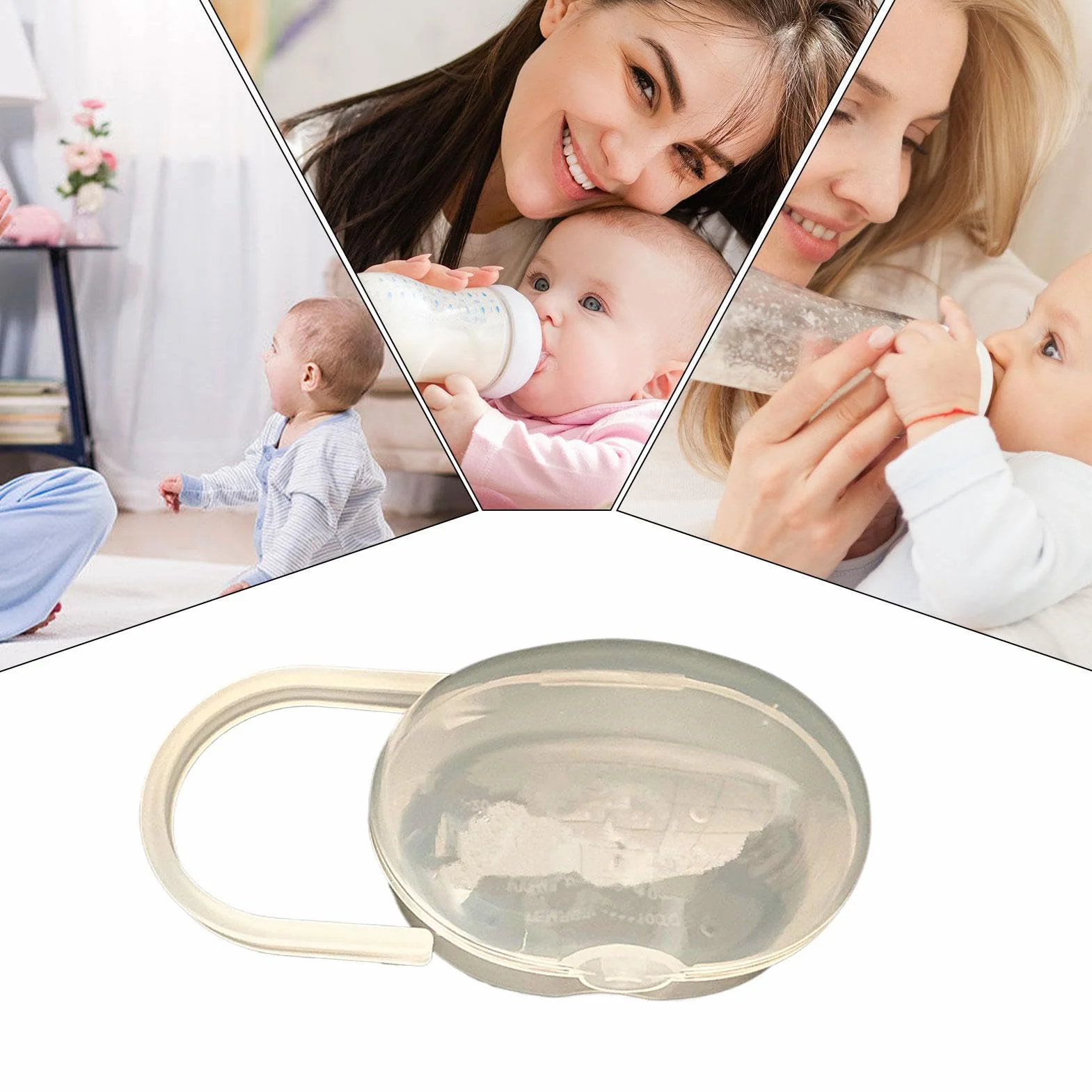 Étui À Sucette 4,72 Pouces PP Portable Protection Voyage
