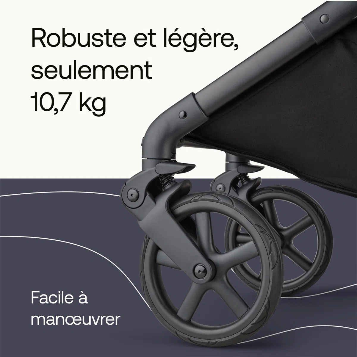Bugaboo Cub Poussette tout-terrain, avec nacelle, de la naissance à 22 kg