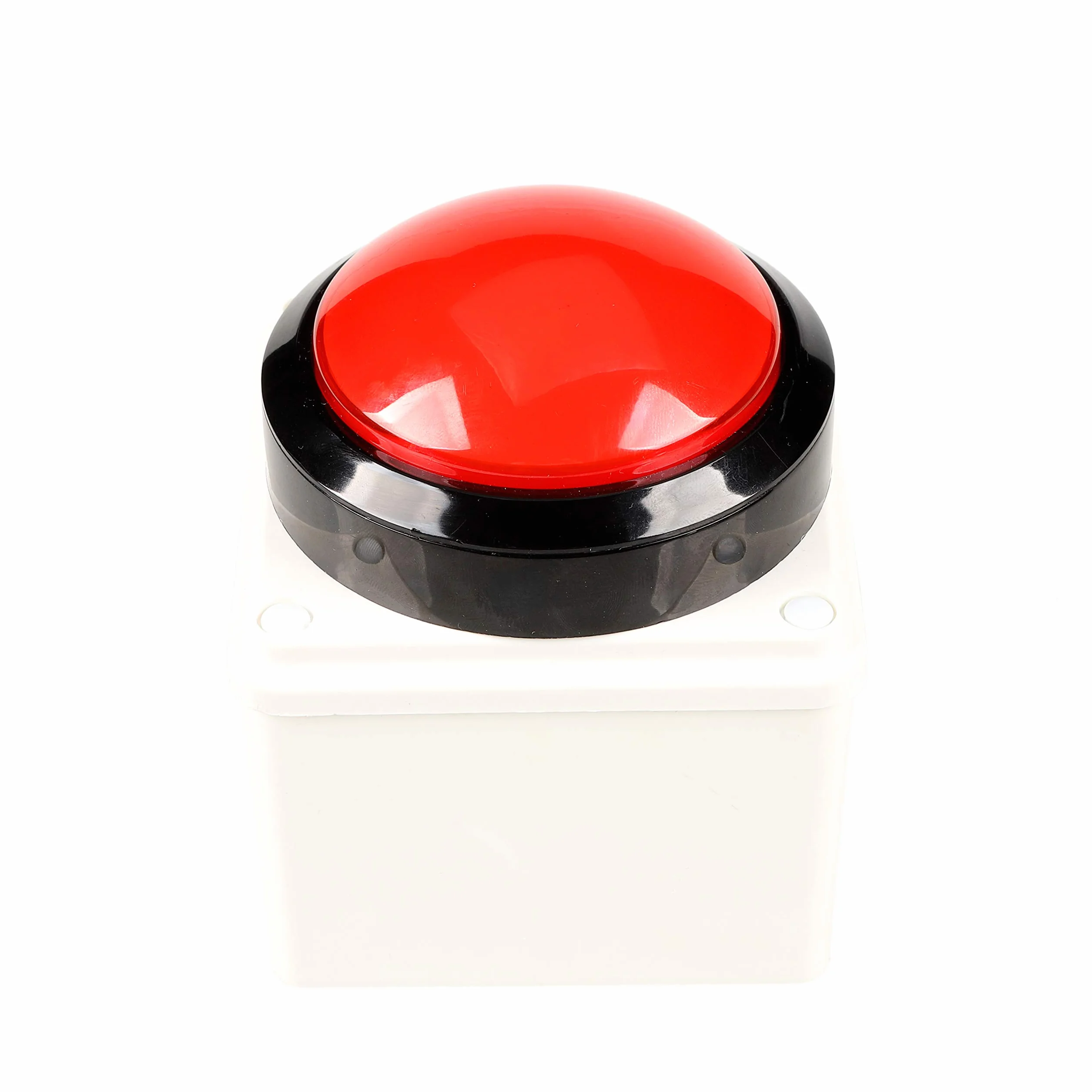 EG STARTS 4 Pouces 100mm Big dôme 12V LED Boutons poussoirs pour Arcade Machine Jeux vidéo Pièces (Rouge)