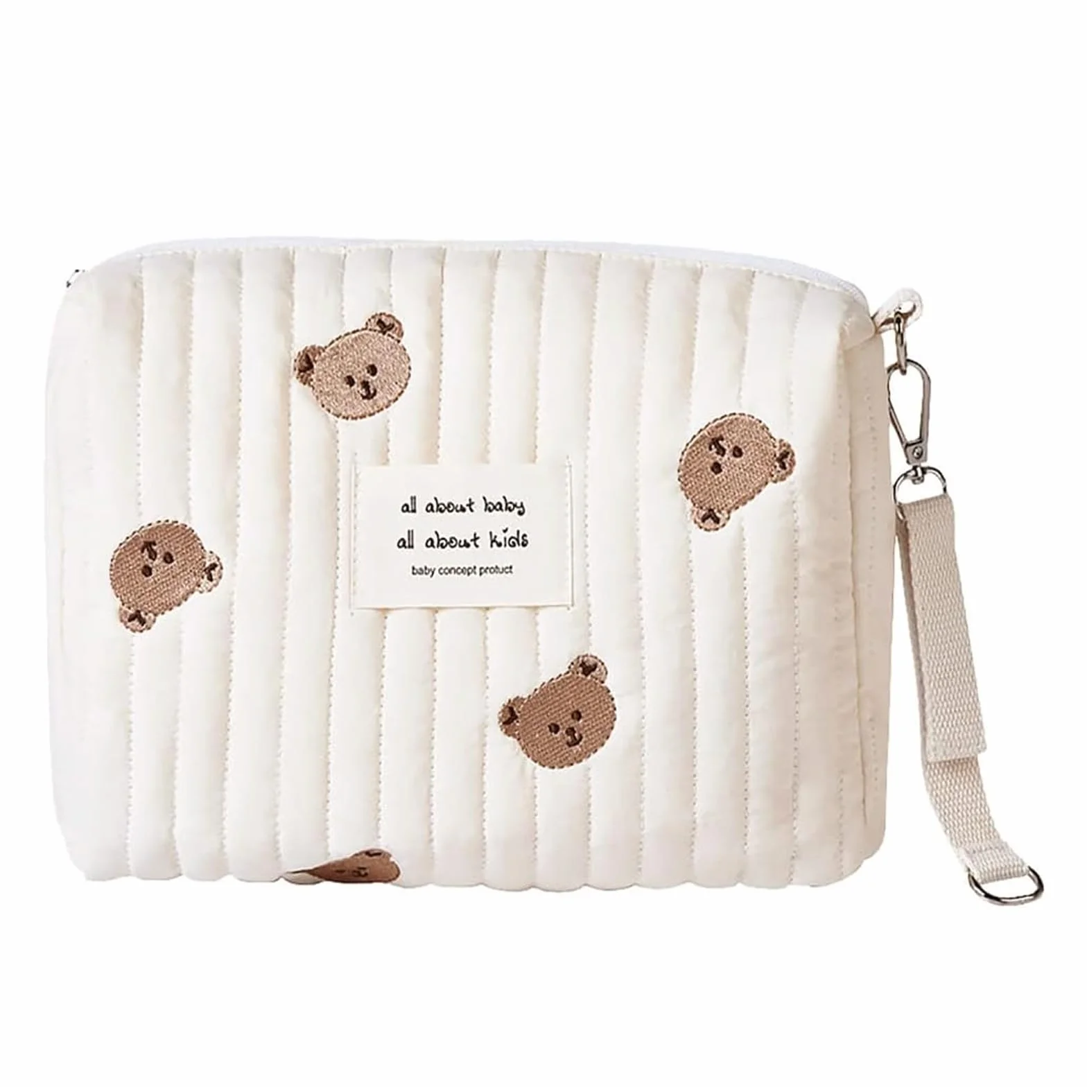 Sac à Langer Bébé Universel 25x17x10cm Organisateur Maman Fermeture à Glissière Voyage