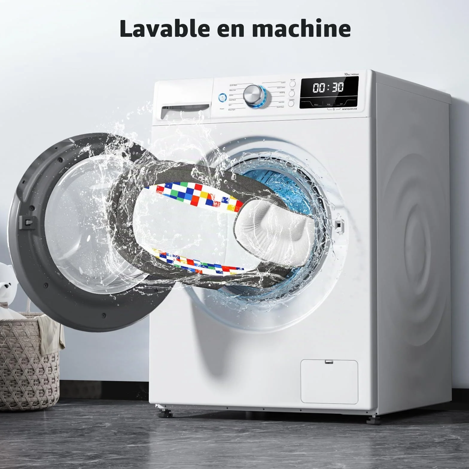 Balancelle Bébé Électrique Transat avec APP et Télécommande, Harnais 5 Points, 3 Minuteries, 5 Vitesses, 10 Mélodies, 0-9 Mois