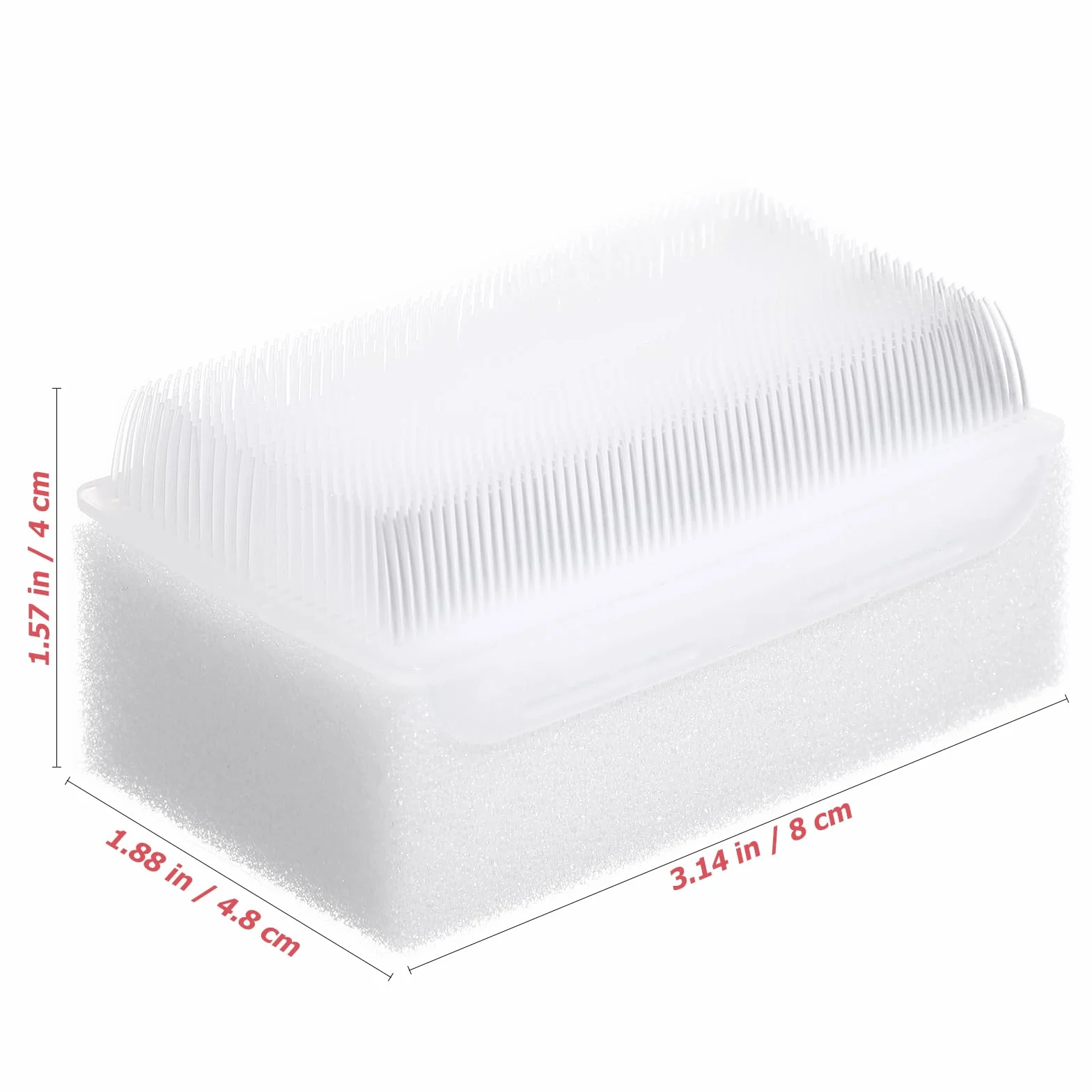 Brosse Sensorielle Trouble du Traitement Sensoriel Autisme Brosse Éponge Brosses Chirurgicales pour les Mains Blanc