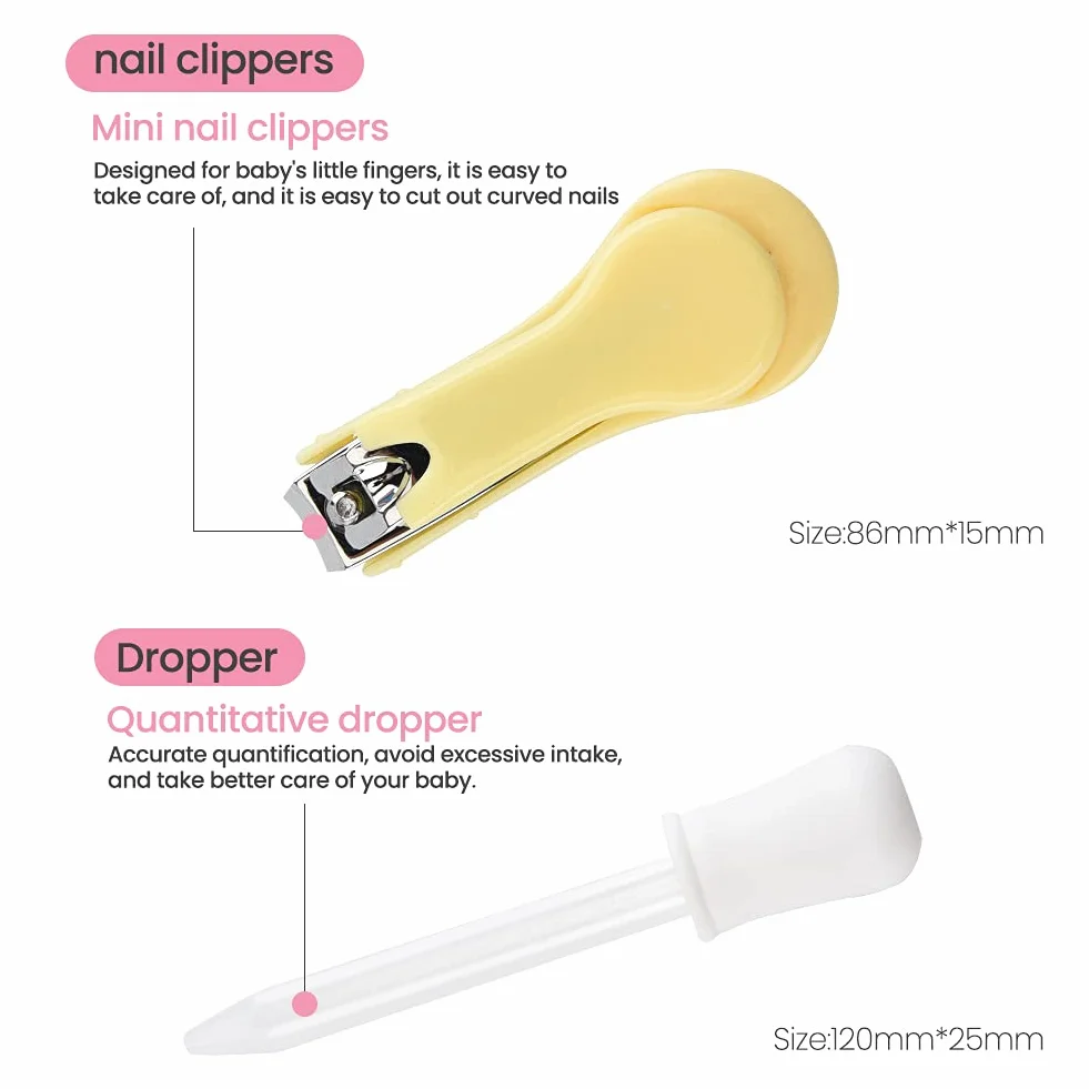 Lot de 10 coupe-ongles pour bébé - Ensemble de soins maternels et enfants