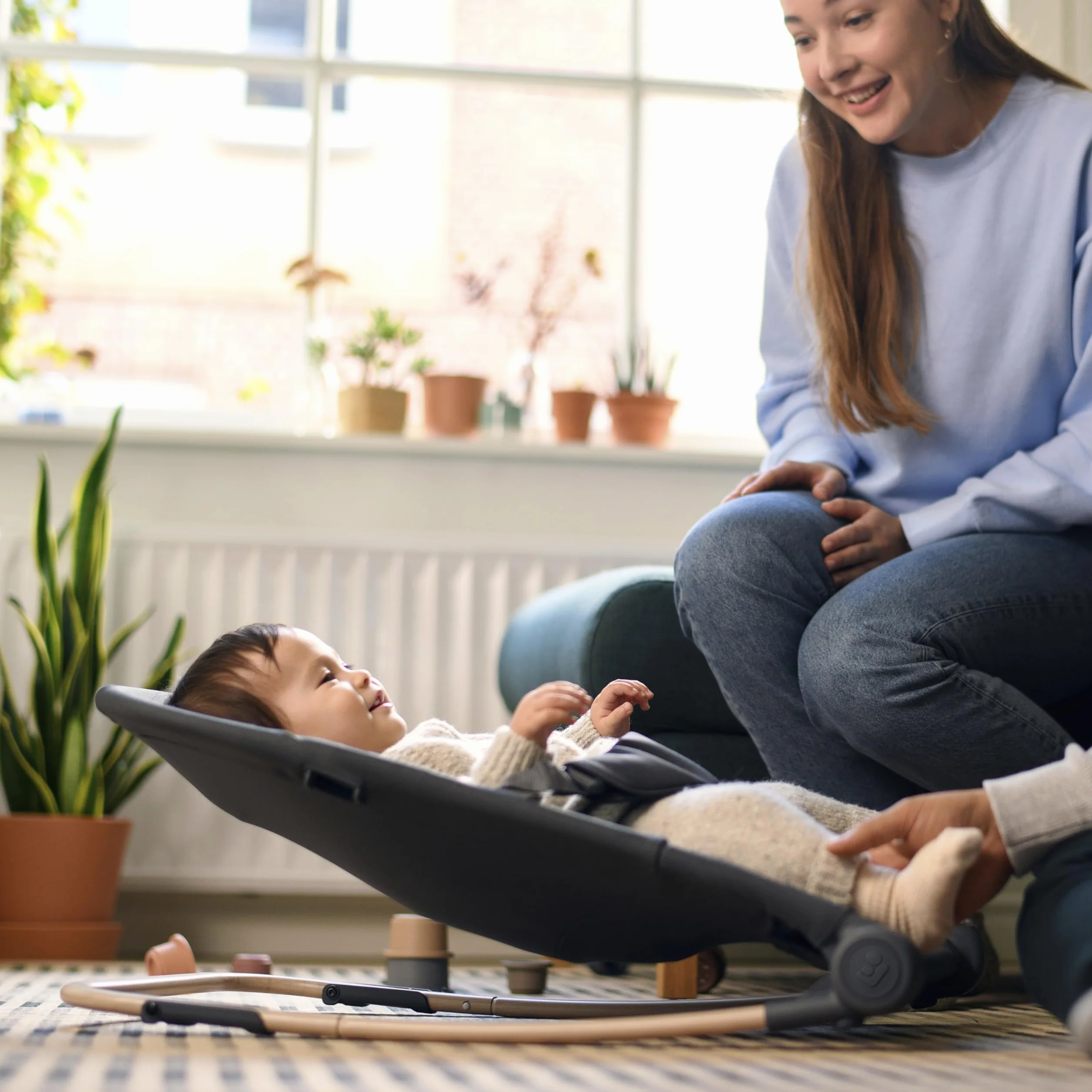 Maxi-Cosi Loa Transat bébé pliage ultra compact 2 positions inclinaison 0-12 kg Beyond Graphite