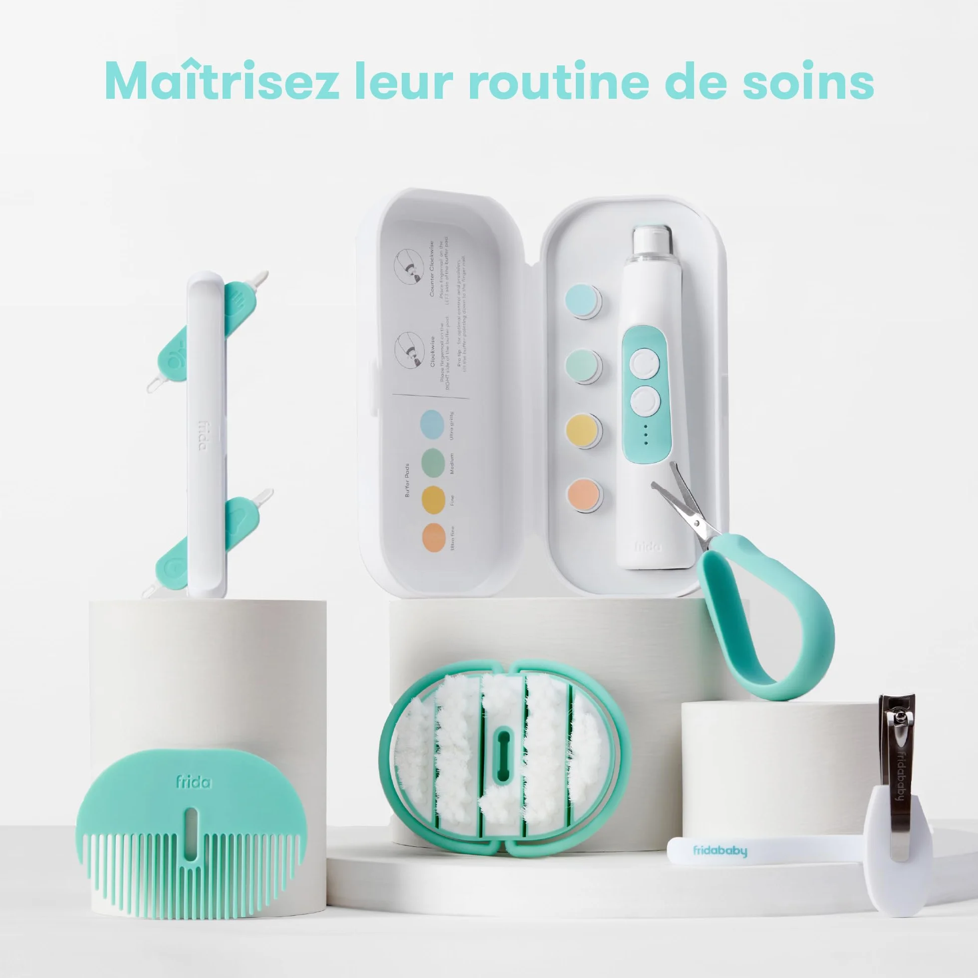 Frida Baby outil 3-en-1 nez ongles oreilles nettoyeur bébé