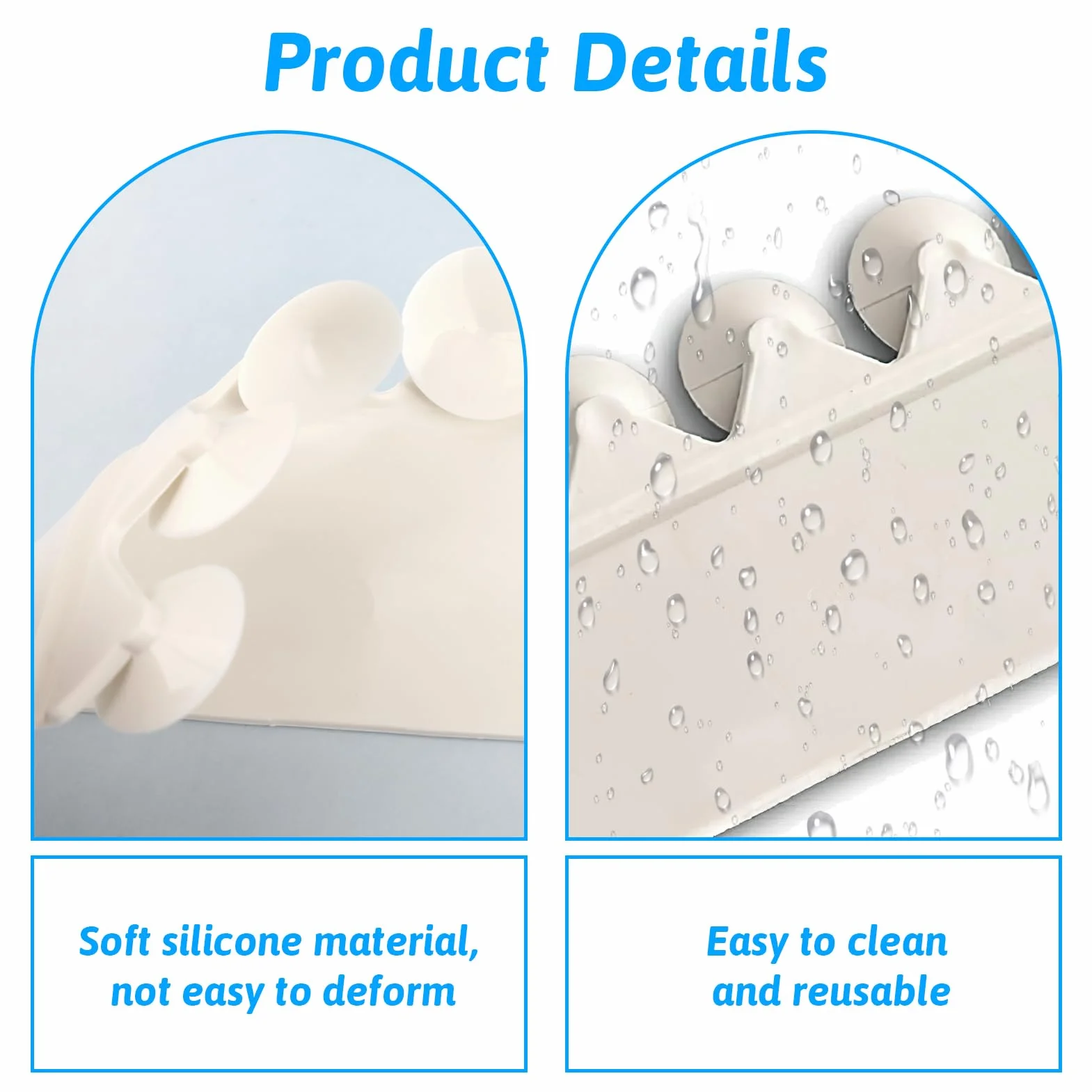 Déflecteur de Siège de Toilette 2 Pcs Anti-Éclaboussures Urine avec Ventouse Réutilisable Enfants Adultes