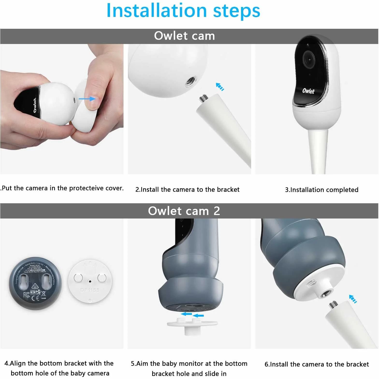Owlet Cam 2 Support Flexible pour Moniteur de Bébé