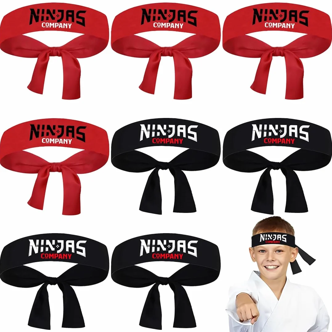Bandeaux Ninja pour Fête d'Anniversaire Enfants, Décorations Thème Karaté