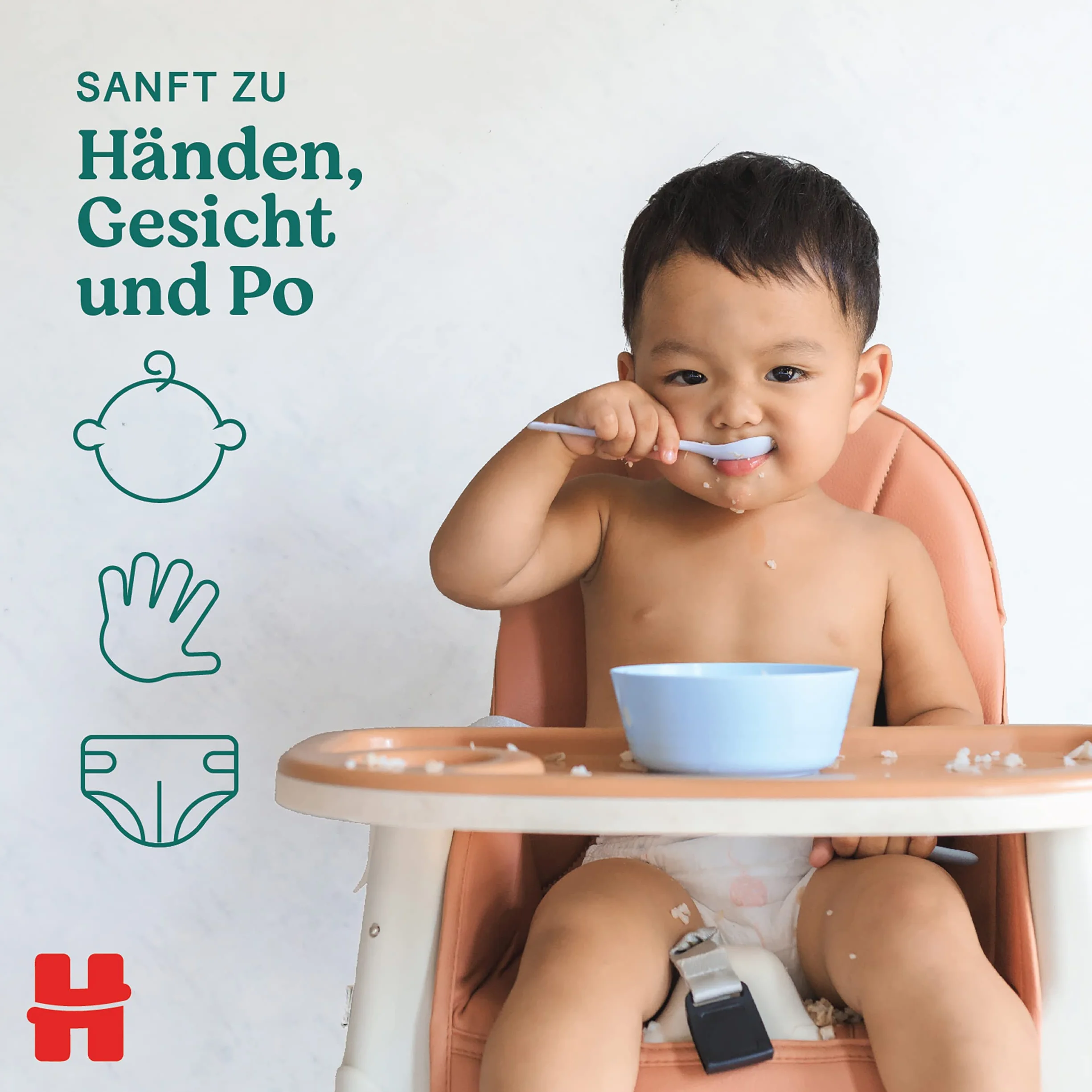 Huggies All Over Clean Lingettes bébé 10 paquets 56 lingettes fibres naturelles