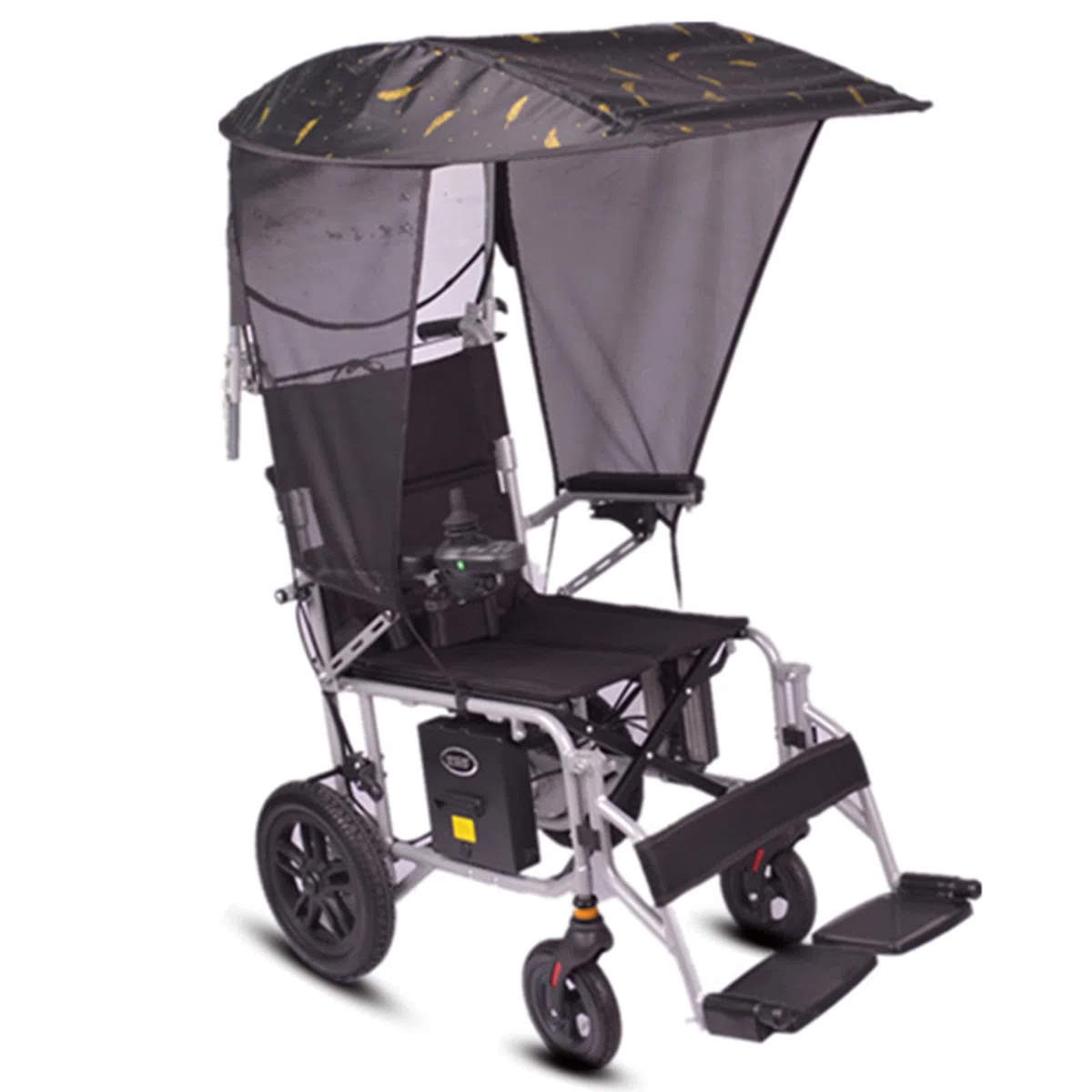 Auvent pour fauteuil roulant, pare-soleil anti-UV et housse imperméable pour protection extérieure