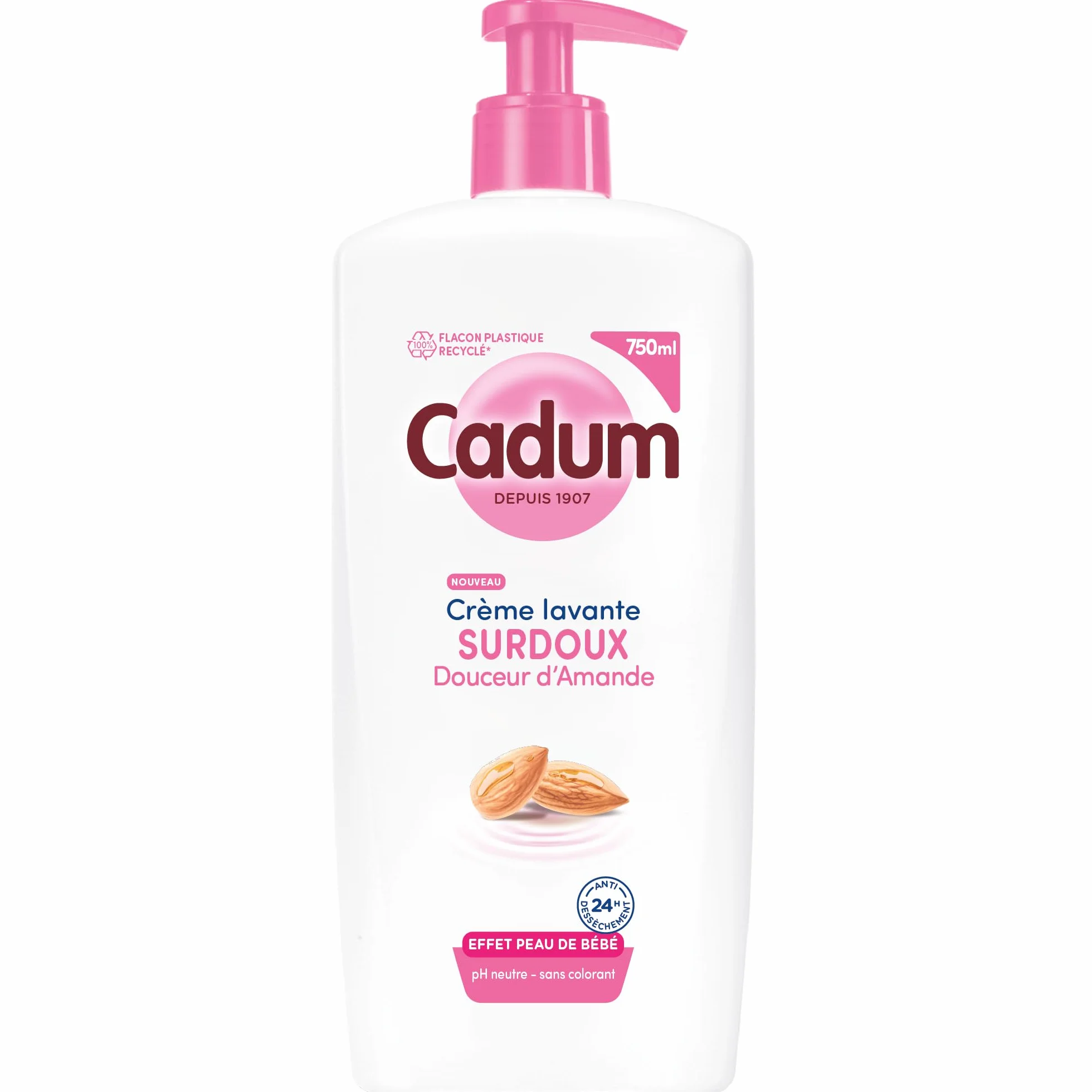 Cadum Maison Douceurs Parfumées crème lavante Surdoux Douceur d'Amande 750mL