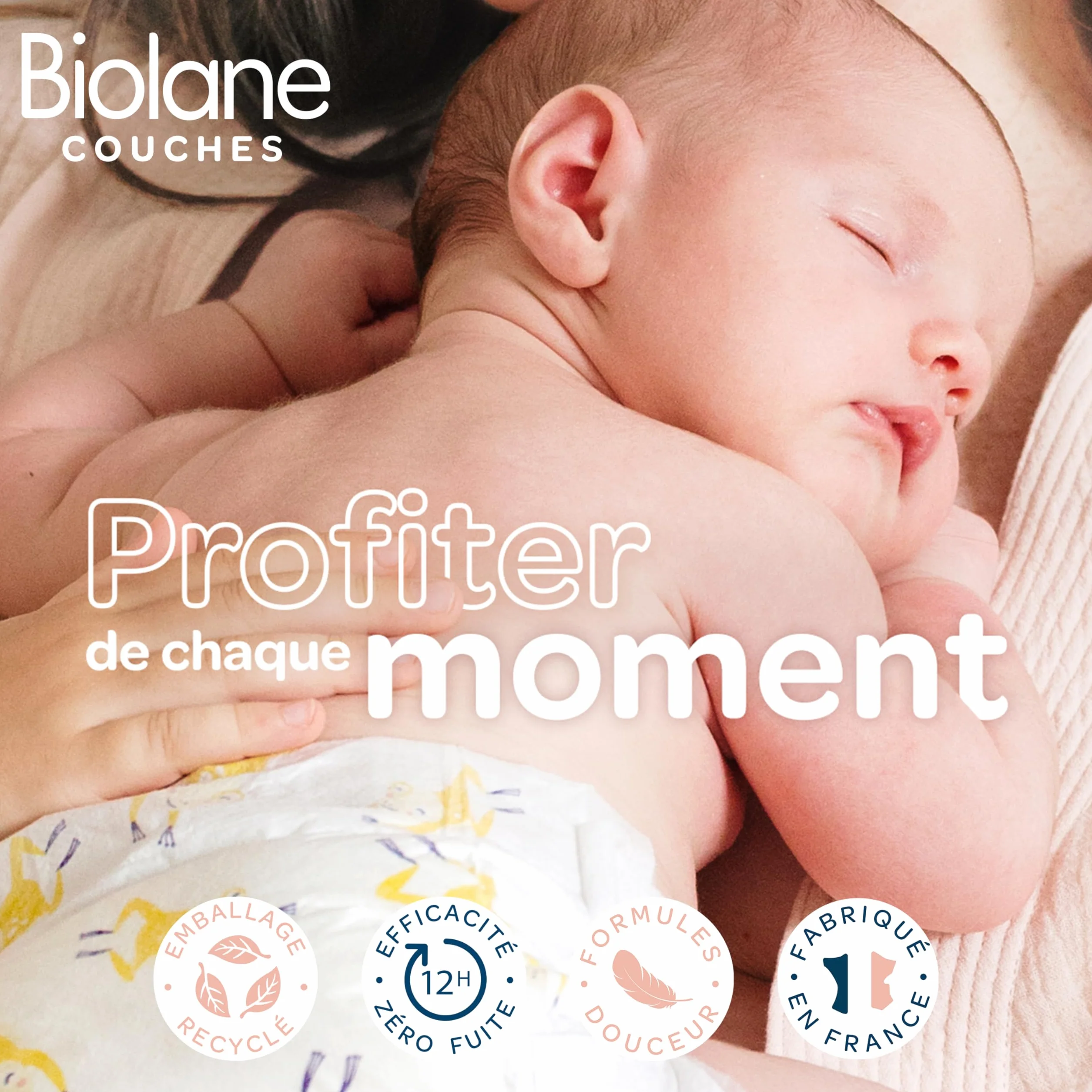 BIOLANE Couches Culottes Taille 5 (12-18kg) 120 Couches Pants Fabriquées en France
