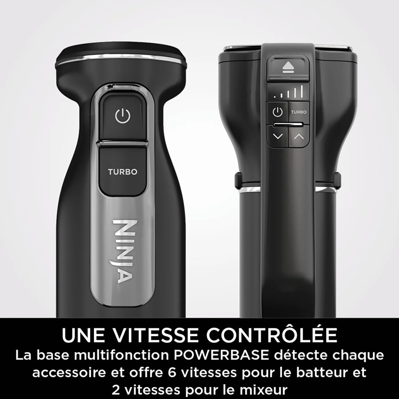 Ninja Foodi 3-en-1 Mixeur et Hachoir à main 850W noir CI100EU