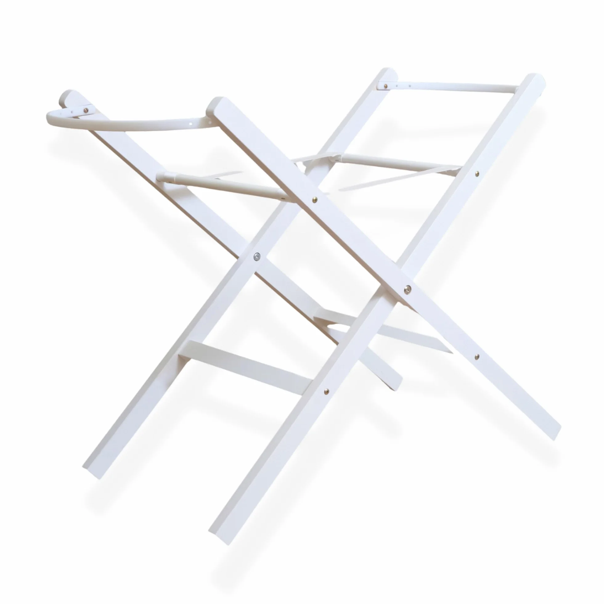 Clair de Lune Support de couffin pliable blanc