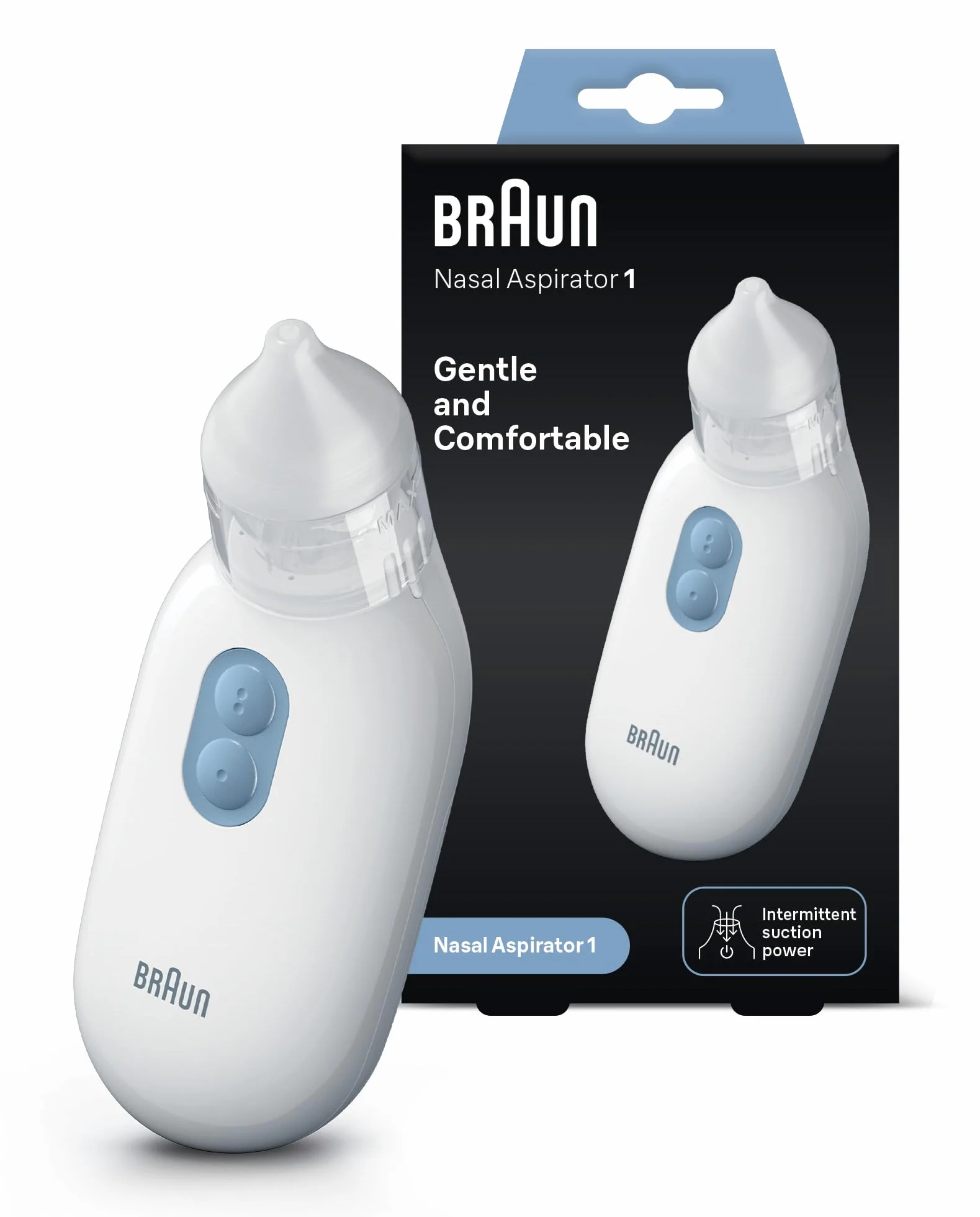 Braun Mouche-bébé BNA100 Aspiration électrique 2 x d'aspiration 2 tailles d'embouts