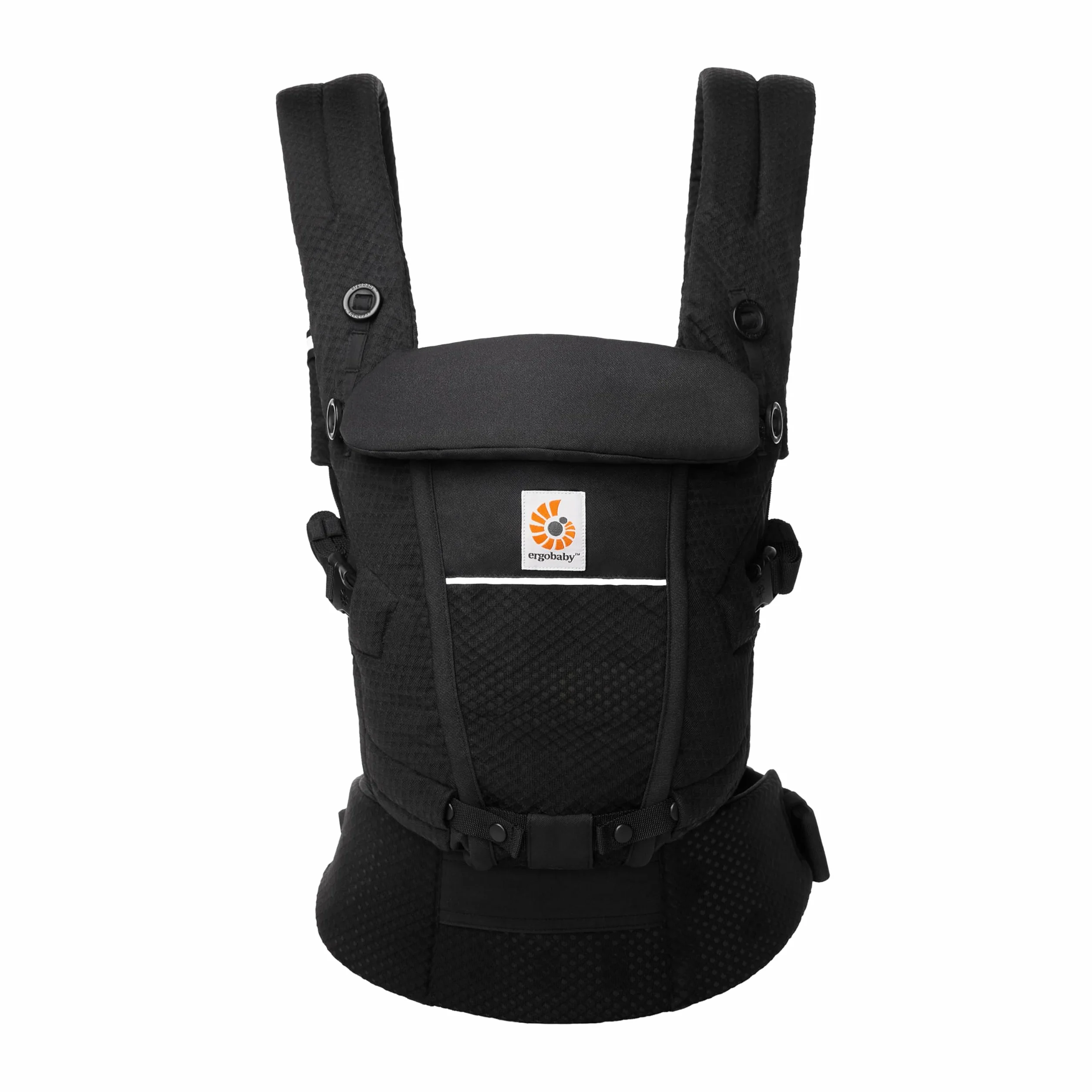Ergobaby Porte-Bébé Adapt Onyx Black 3 positions Mesh SoftFlex ventral dorsal nouveau-nés