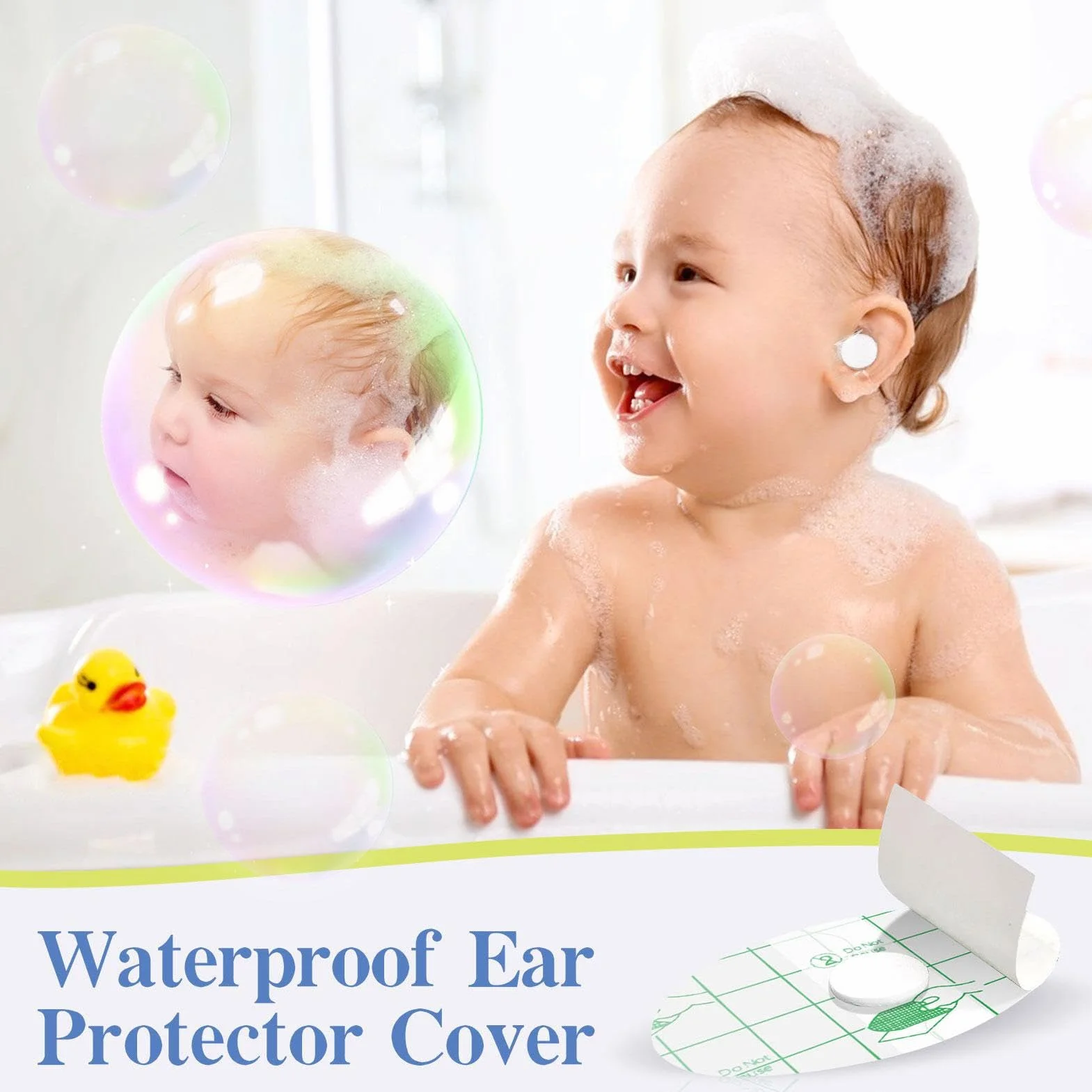 Bouchon d'oreille Étanche Jetable pour Bébé - Protection Auditive Natation