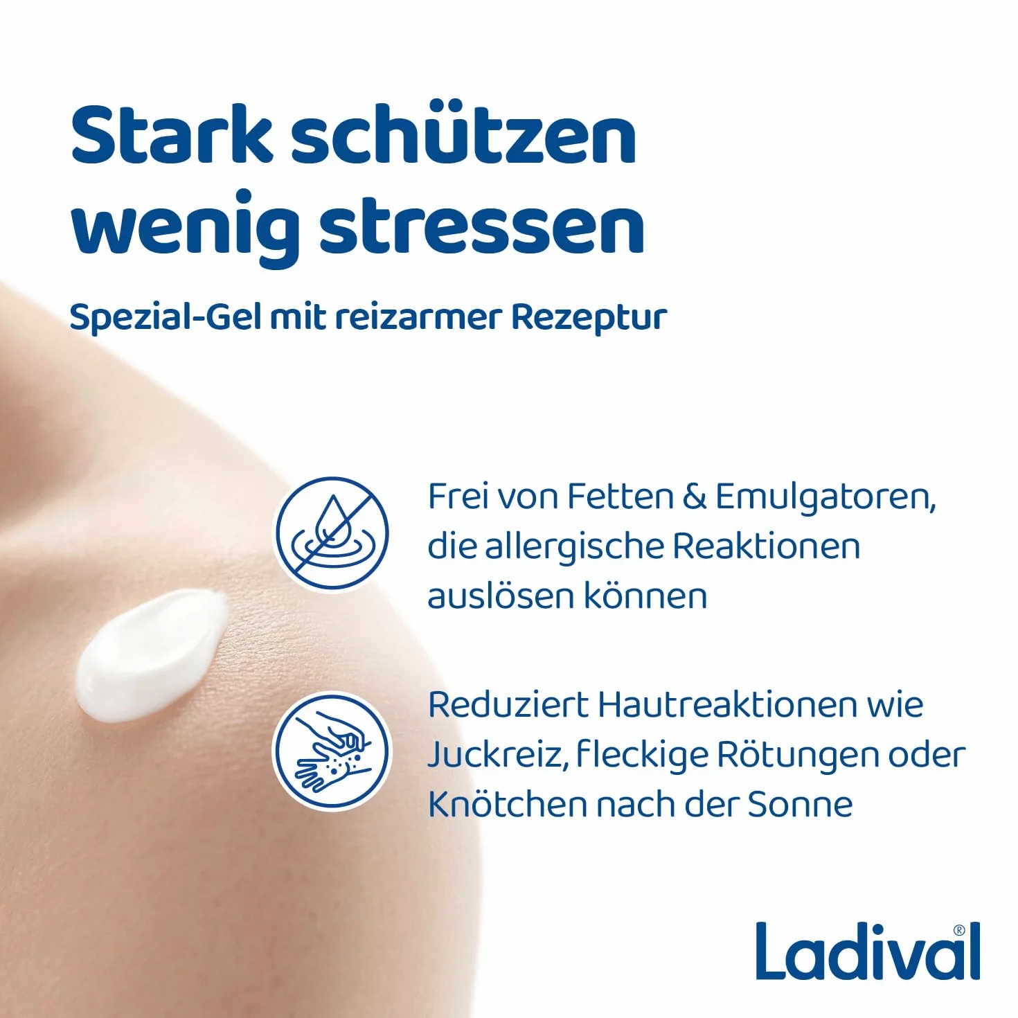 Ladival Gel Protection Solaire SPF 30 Corps 200 ml Anti-Allergies Solaires Acné de Majorque Imperméable