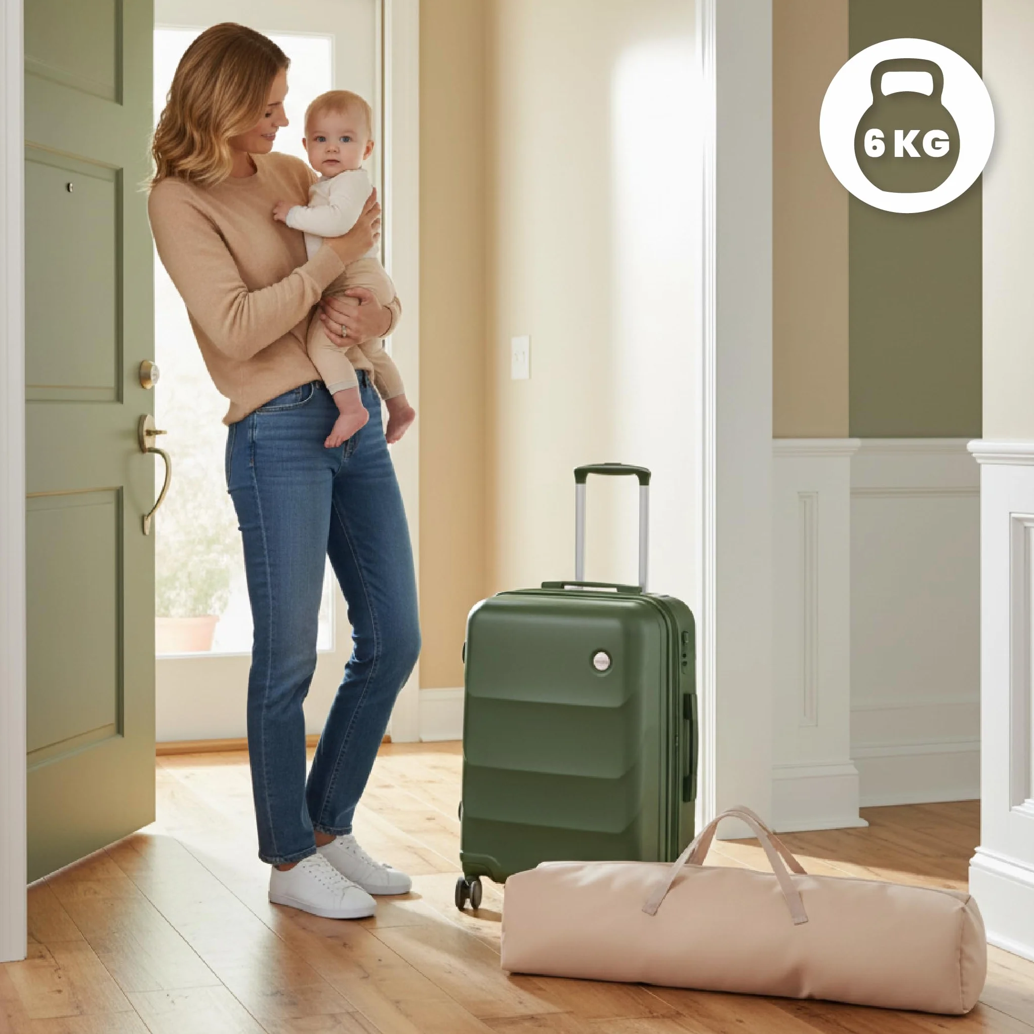 Sun Baby Parc Enfant 150x200 cm Beige Polyester Filet Zippé Antidérapants Sac Transport Métal