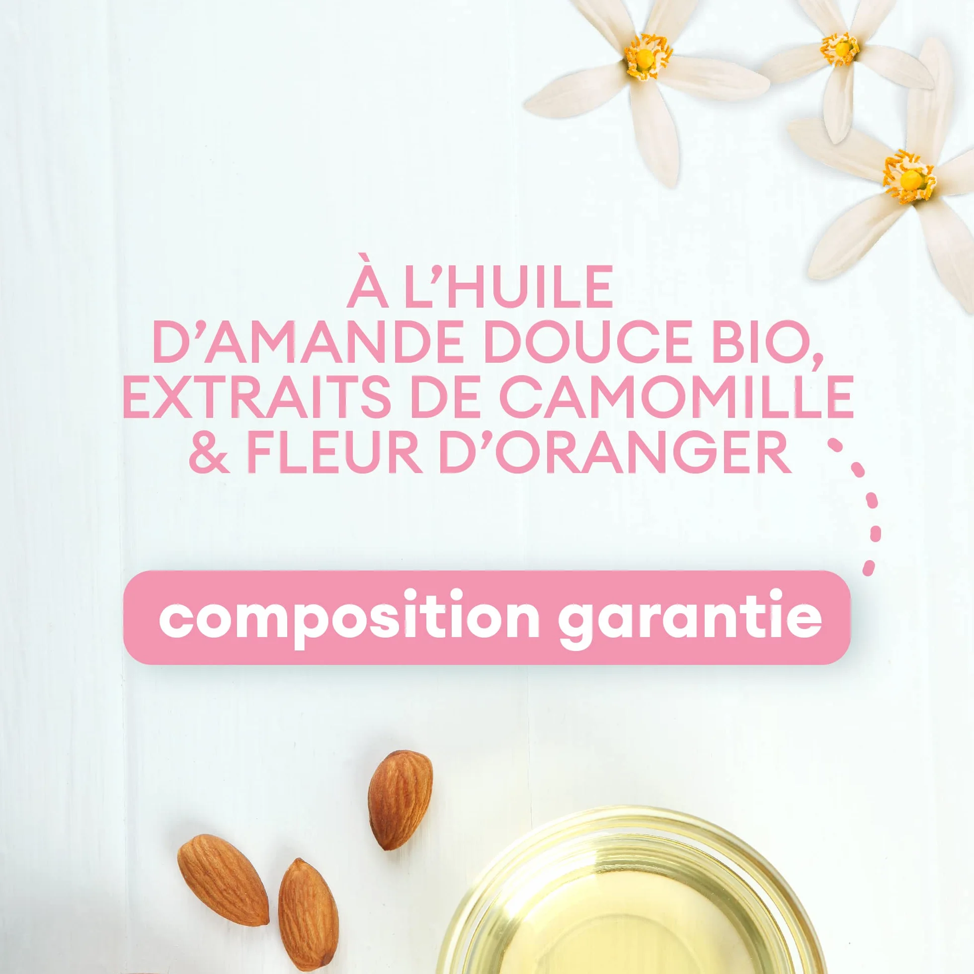 Cadum Huile Lavante Corps et Cheveux Bébé Apaisant Douceur Hypoallergénique Nourrissant