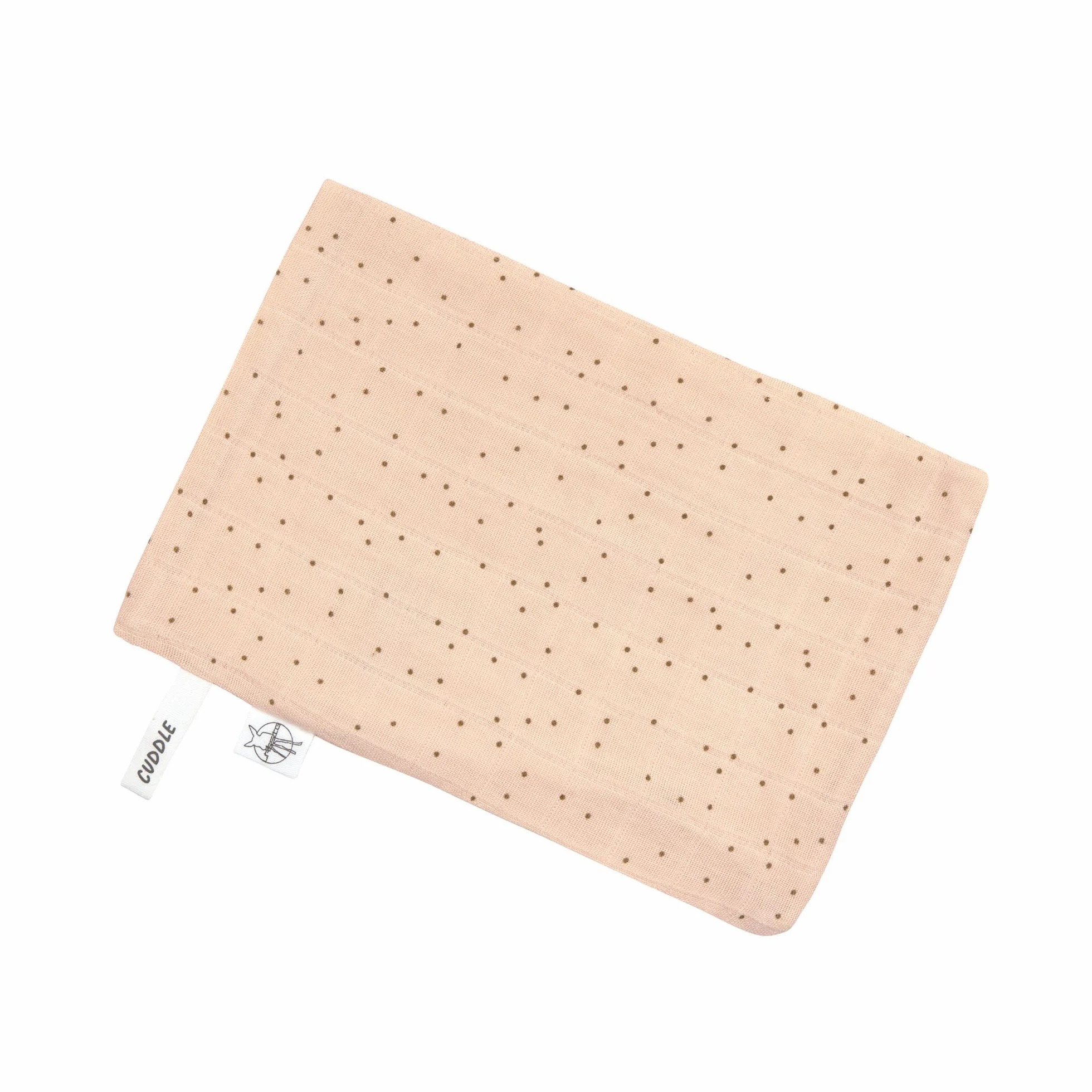 LÄSSIG Bébé Mousseline Gant de toilette Set 3 pcs Dots peach rose