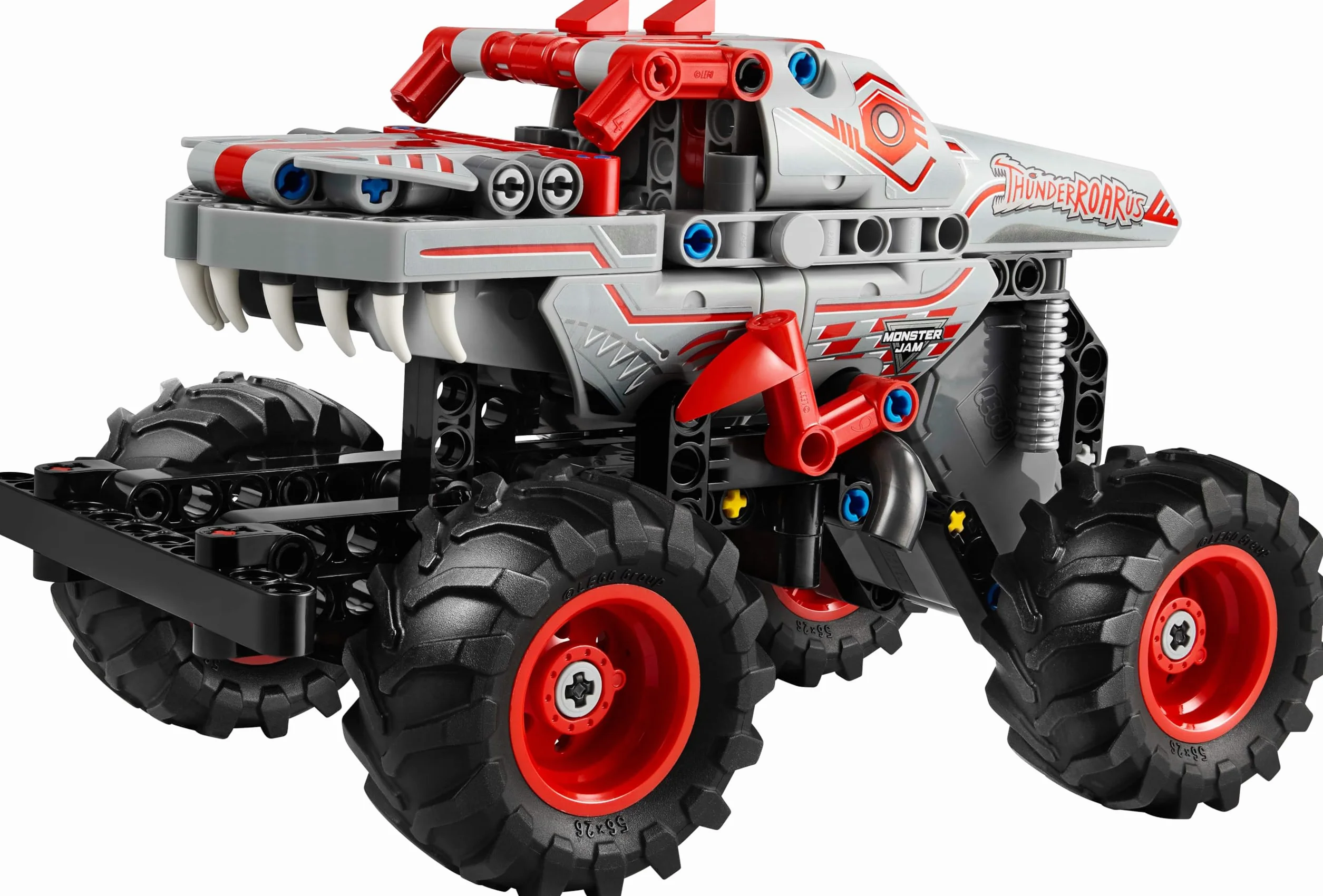 LEGO Technic Monster Jam ThunderROARus à rétrofriction 42200 Maquette de Camion Dinosaure pour Enfant dès 7 Ans