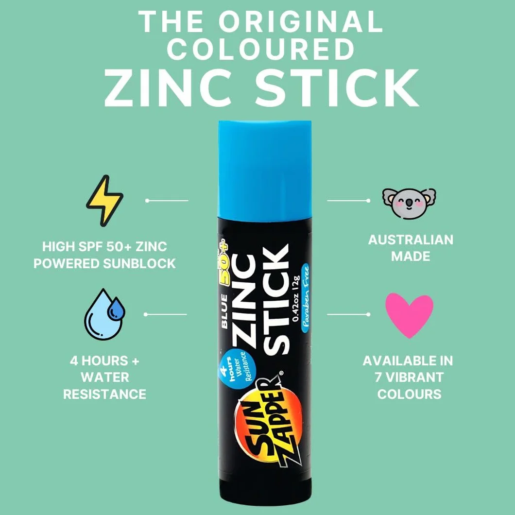 Sun Zapper Zinc Stick SPF 50 Blue