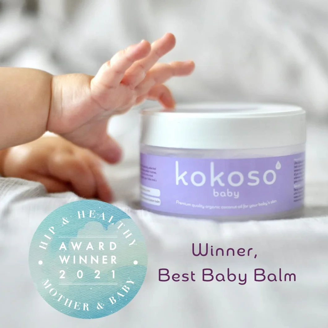 Kokoso Huile de noix de coco bio pour bébé 100% naturelle 70g