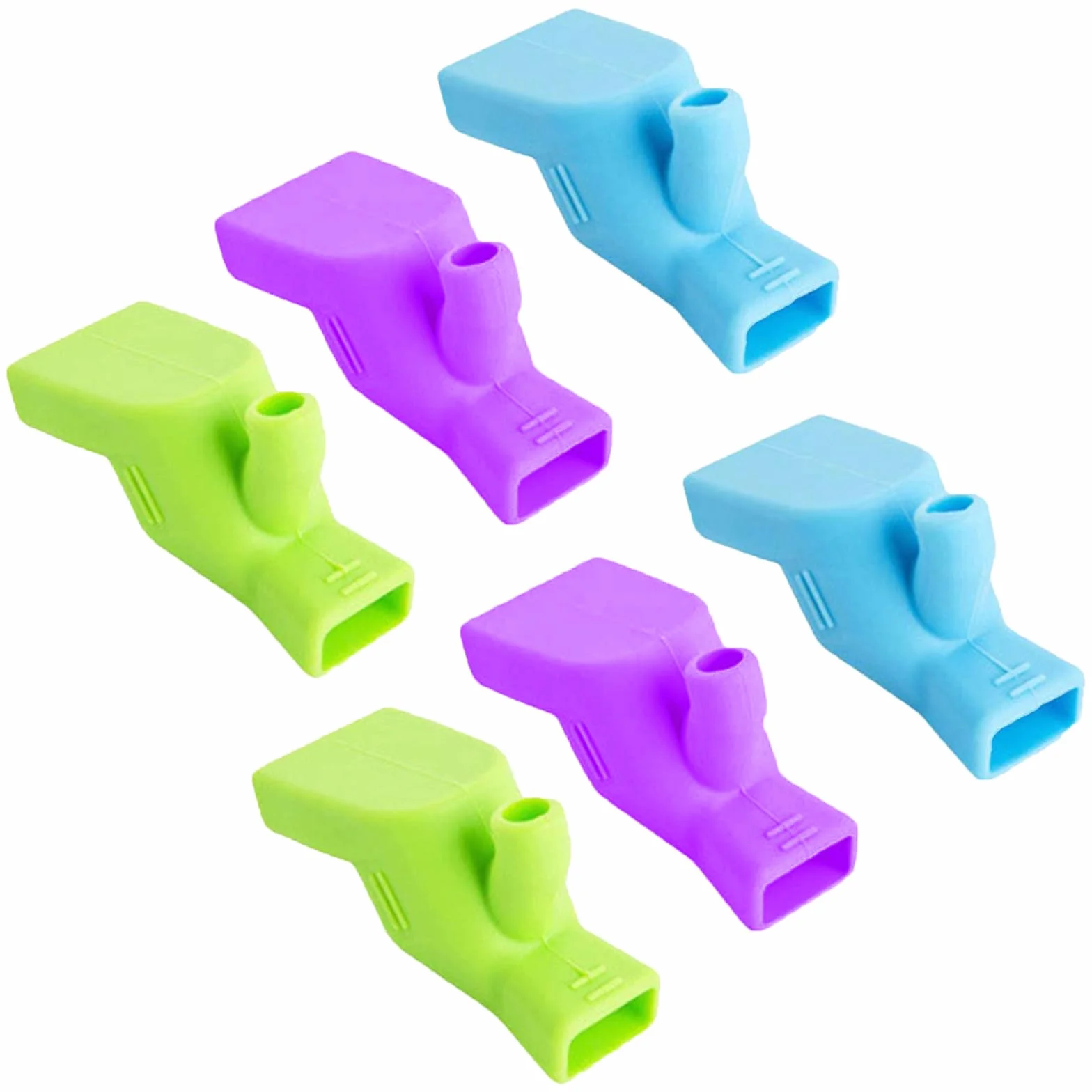 Rallonge Robinet Enfant 6 Pièces Silicone Alimentaire Bébé Lavage Mains Visage