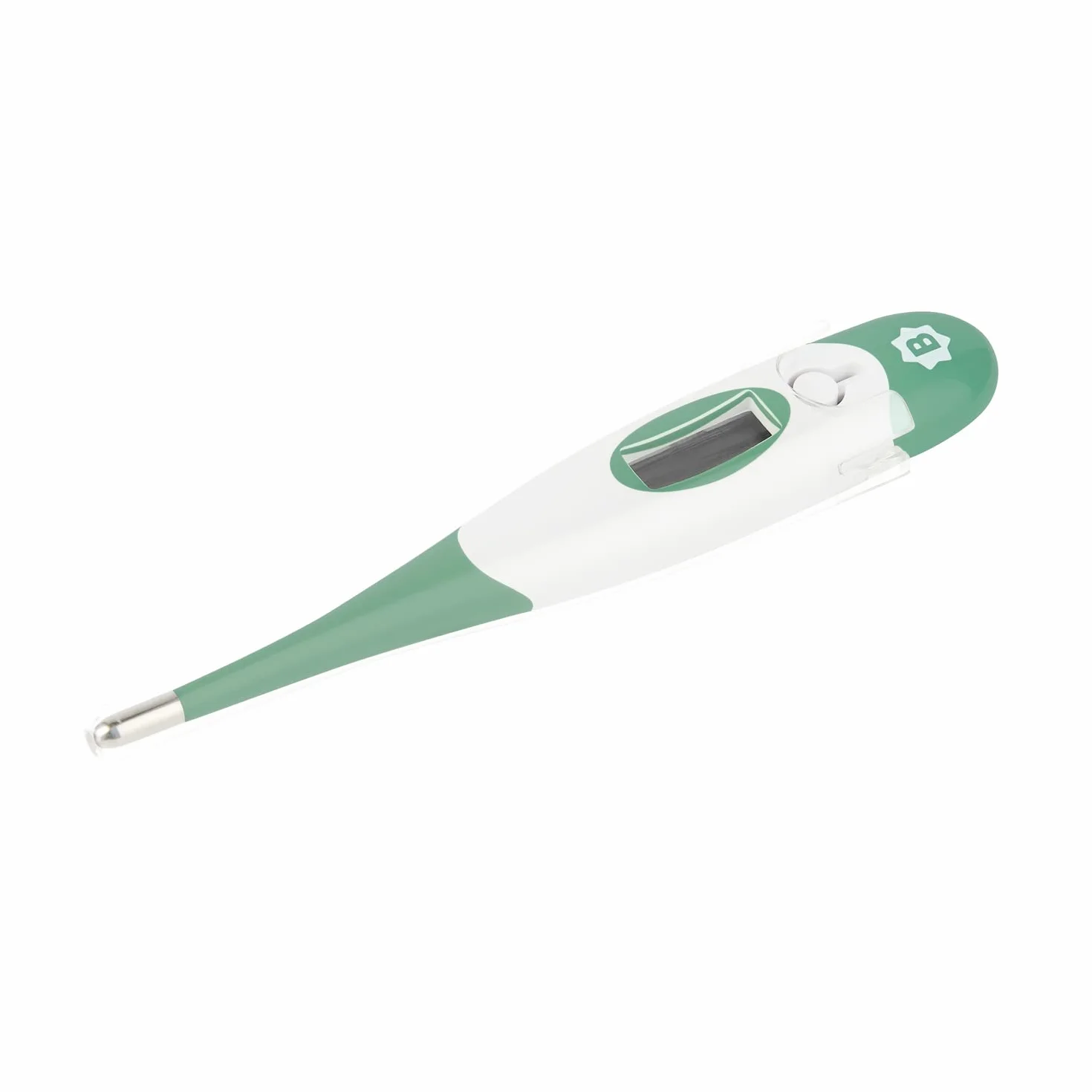Badabulle Thermomètre digital 10 secondes Embout flexible Mémorise température 0,1°C
