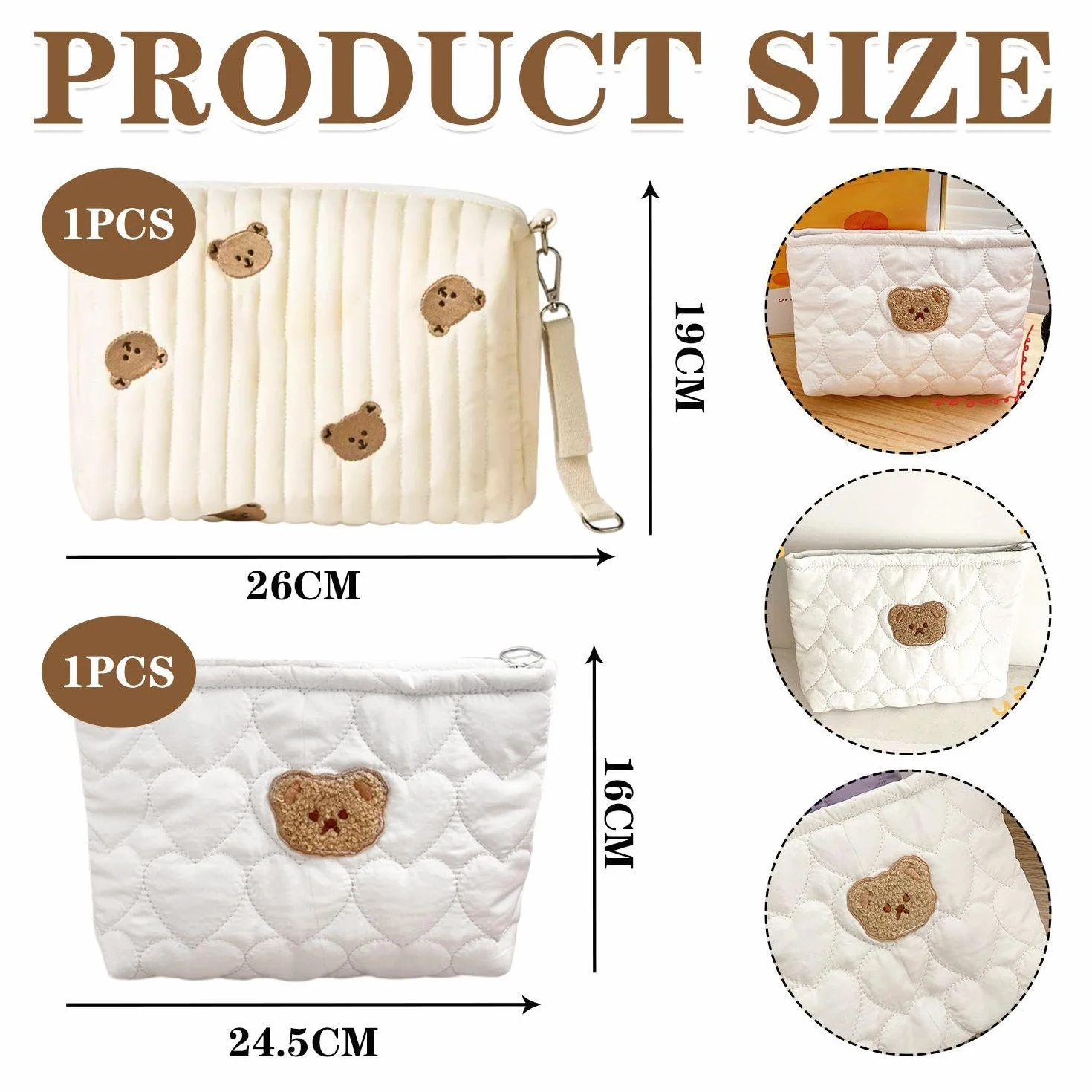 Sac à Couches 2 Pièces Organisateur Portable pour Bébé Maman
