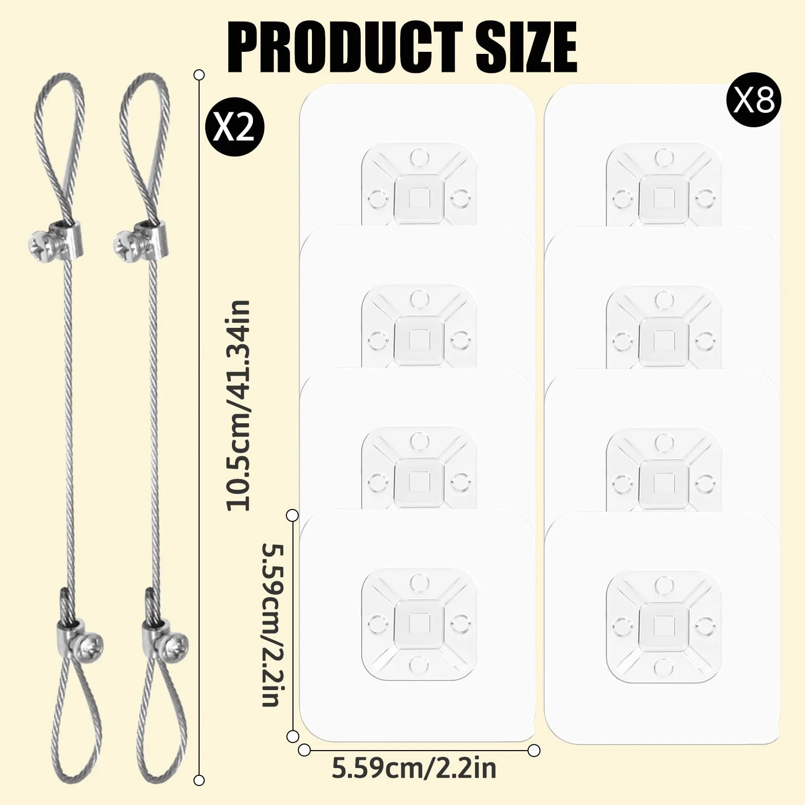Sangles de Protection Anti-Basculement pour TV Meubles, Fixation sans Percage, Sécurité Réglable Mur/Télévision